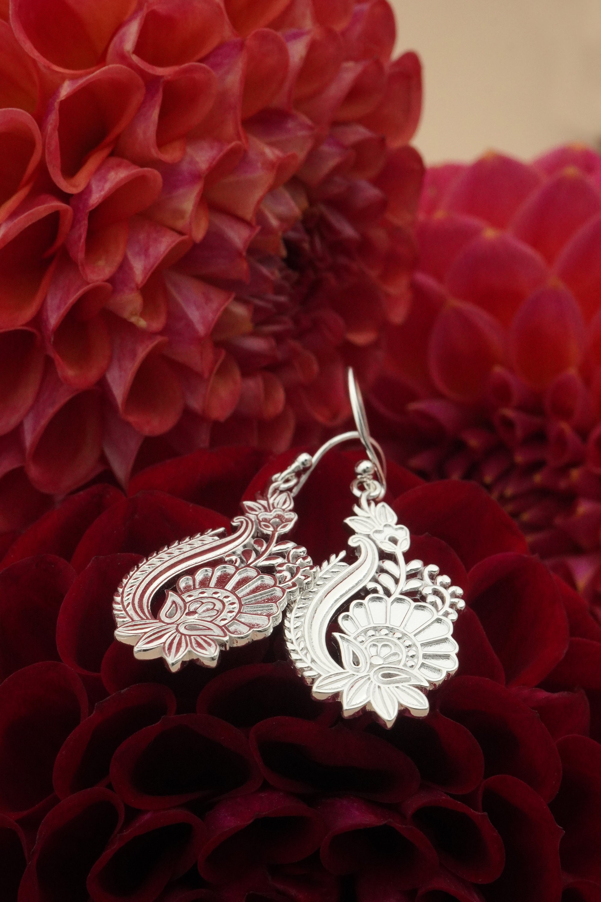 In Bloom Earrings - Silver