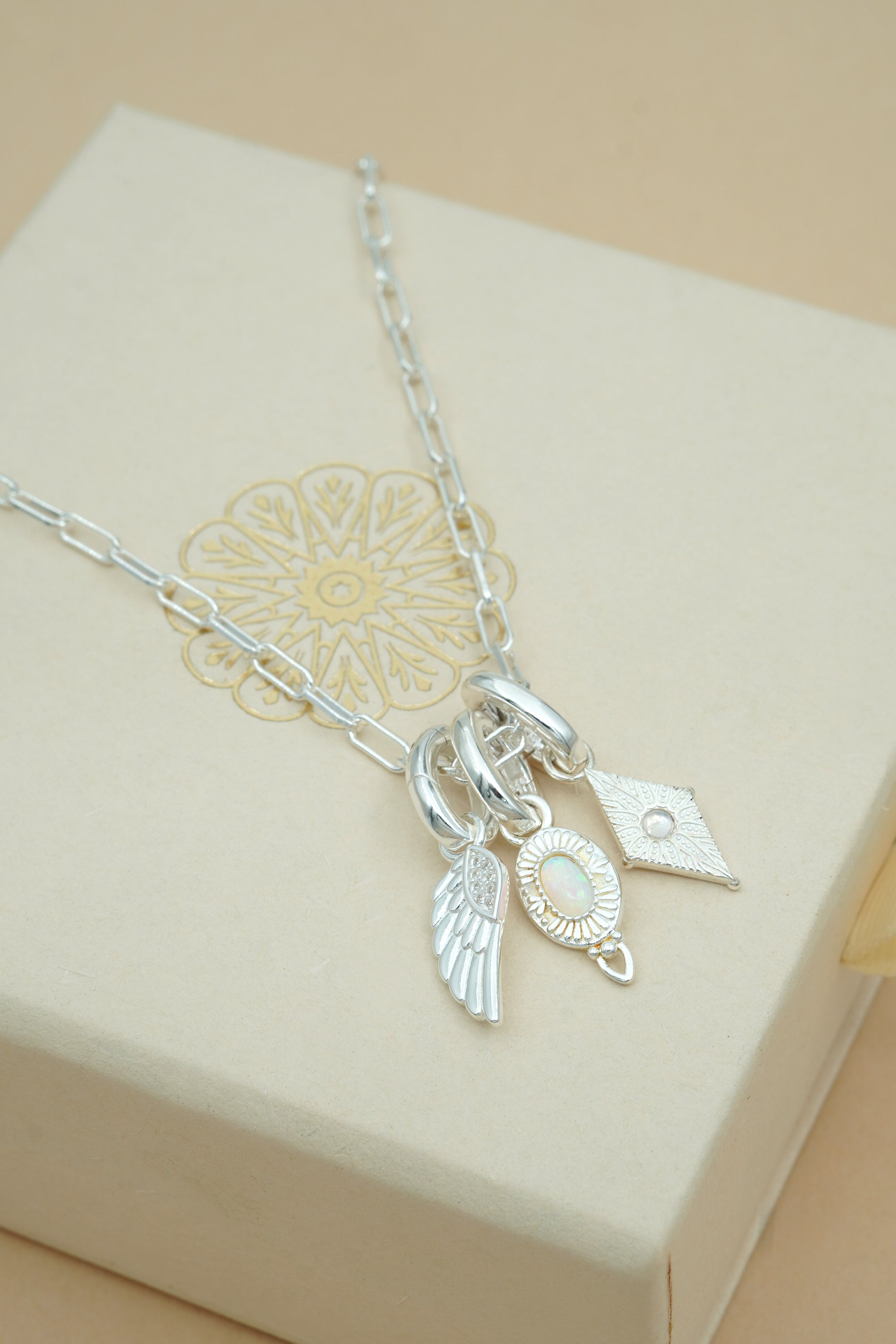 North Star Charm - Silver