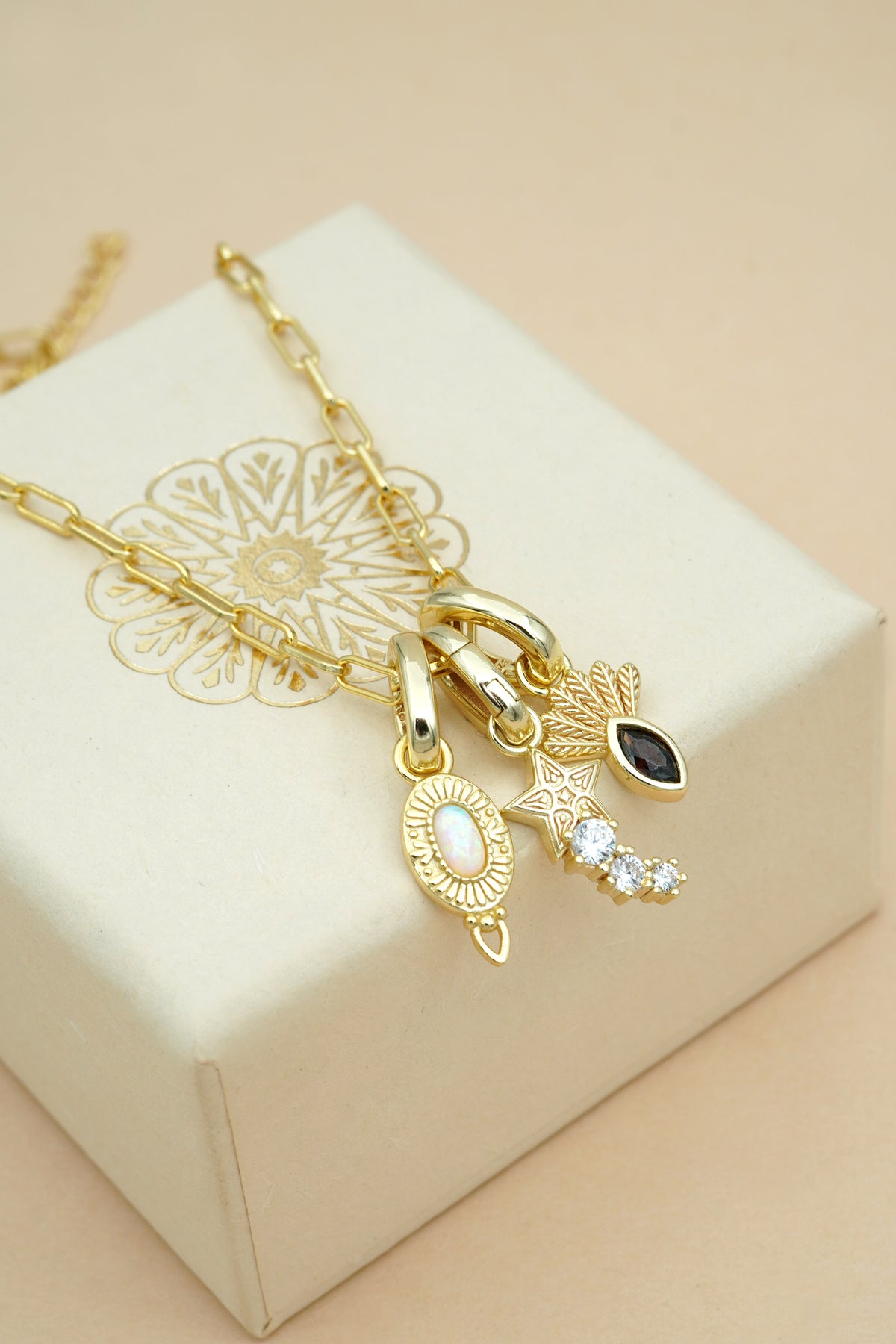 Paperclip Chain Necklace - Gold