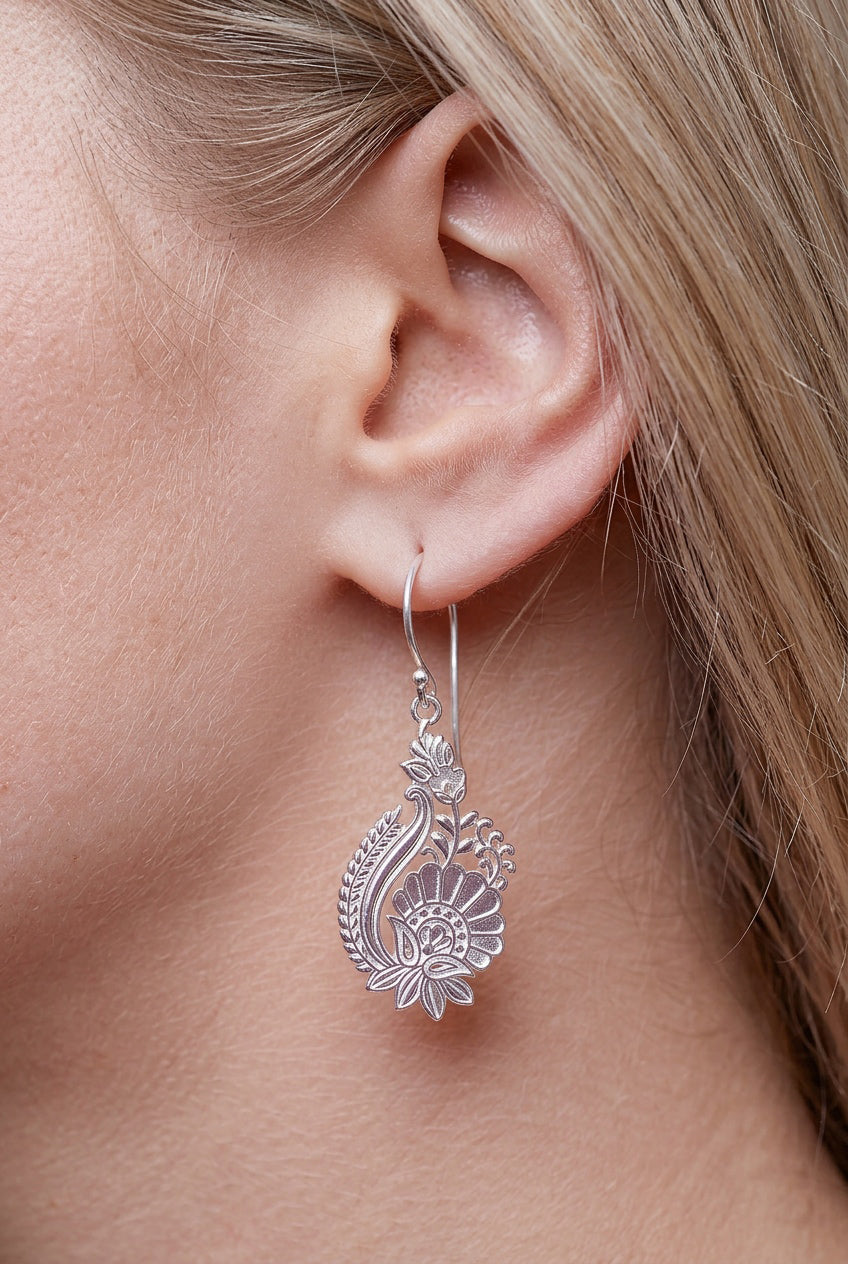 In Bloom Earrings - Silver