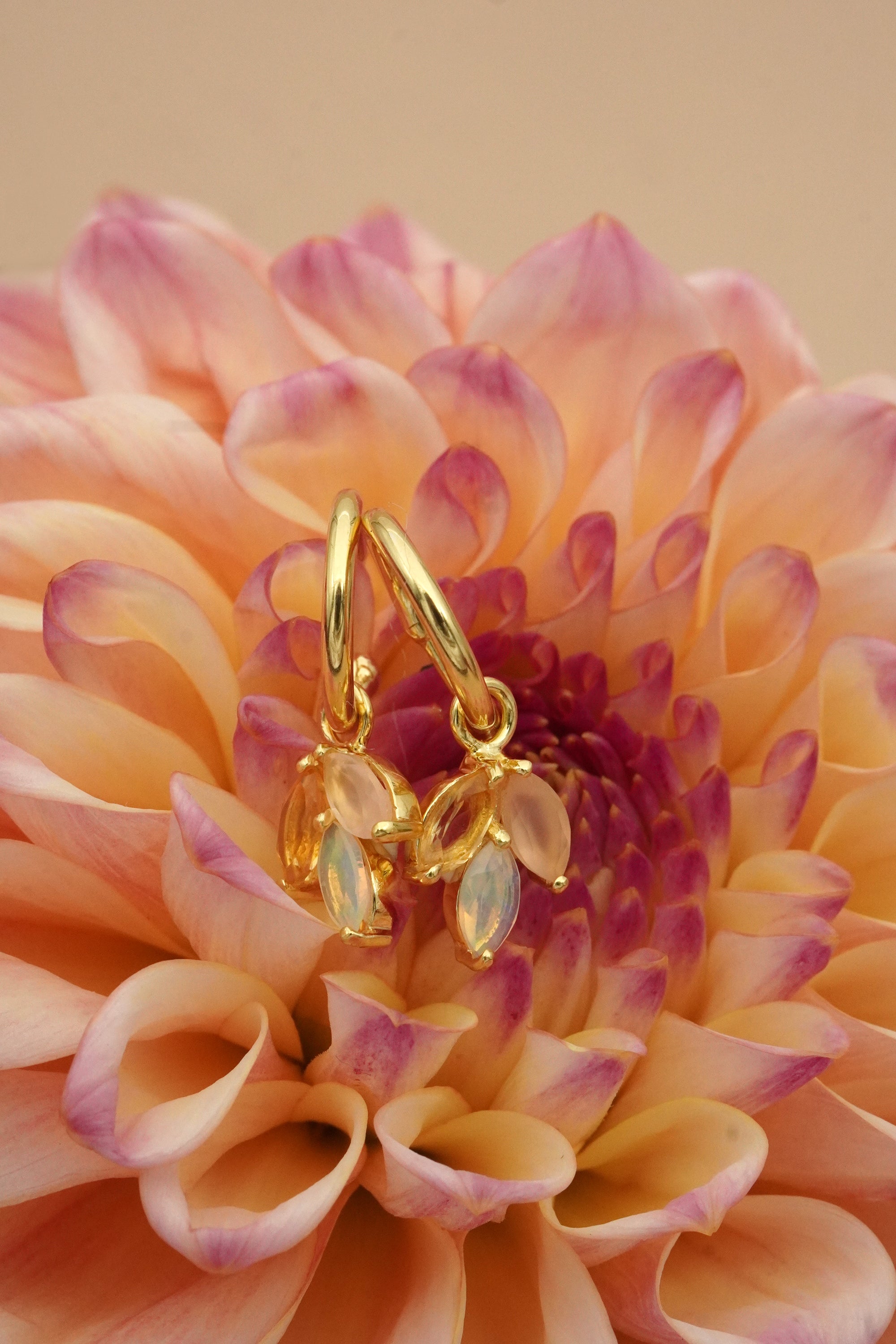 Garden Trio Hoops - Gold
