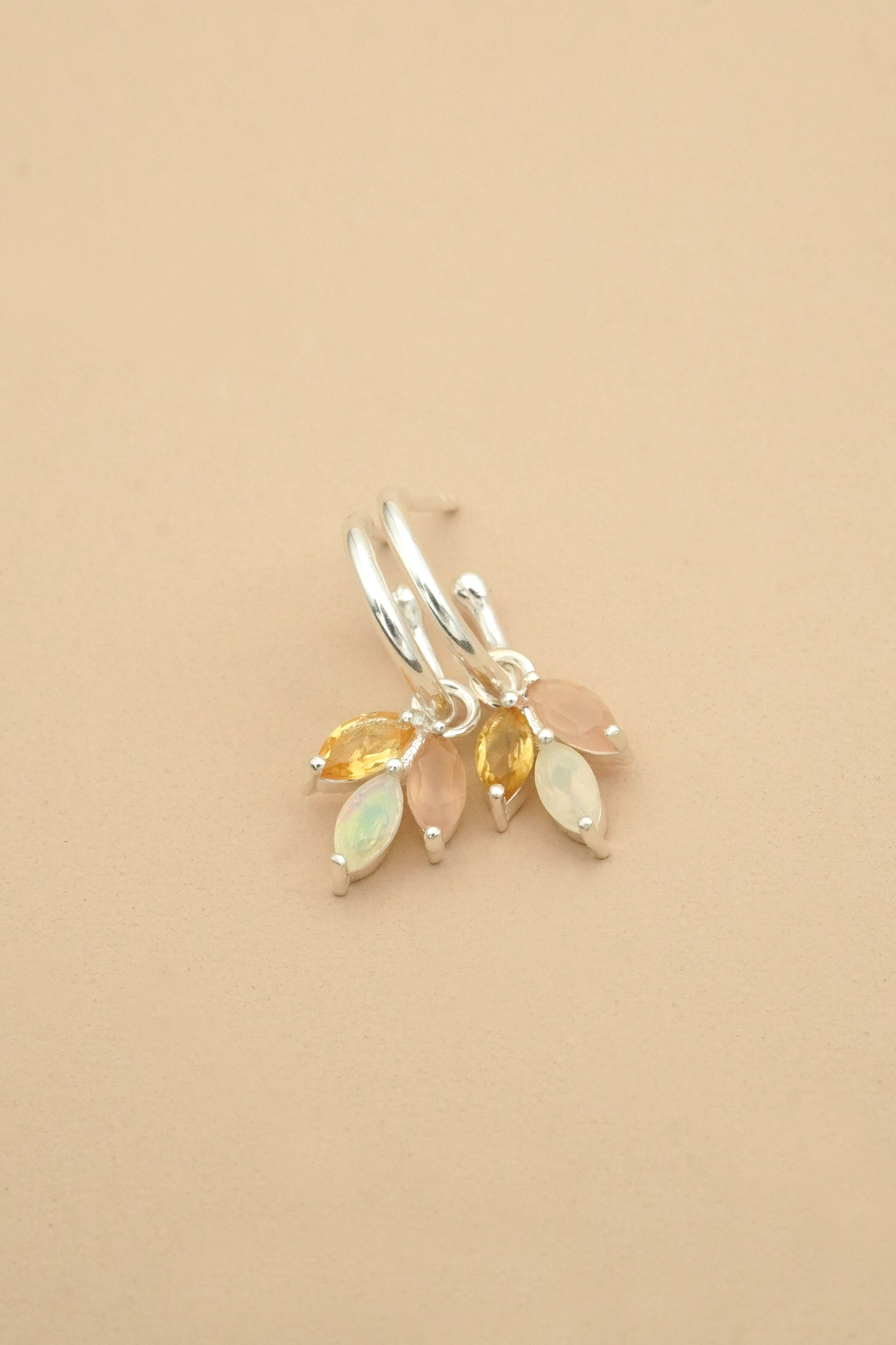 Garden Trio Hoops - Silver