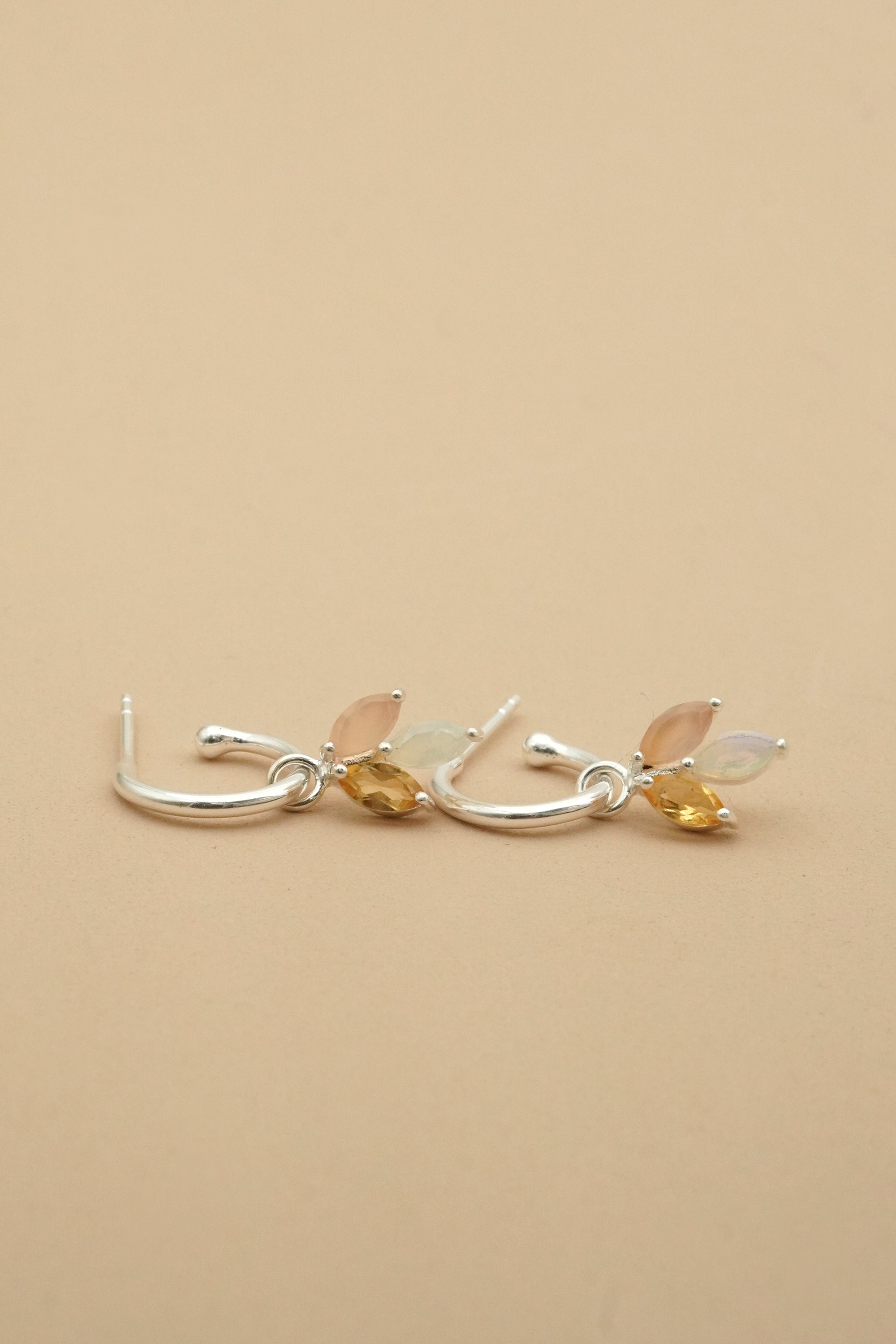 Garden Trio Hoops - Silver