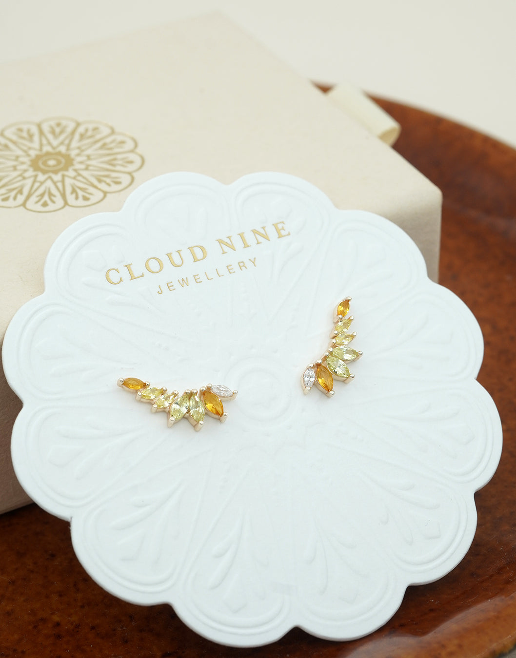 Radiant Climber Earrings - Gold