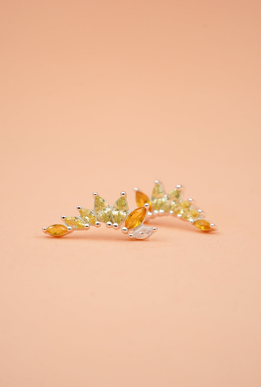 Radiant Climber Earrings - Silver