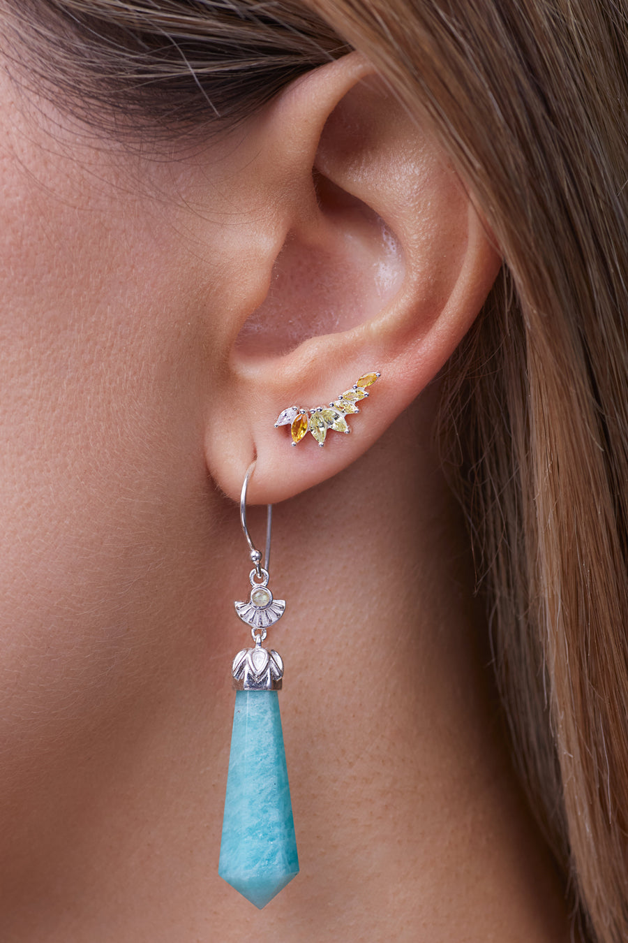 Radiant Climber Earrings - Silver