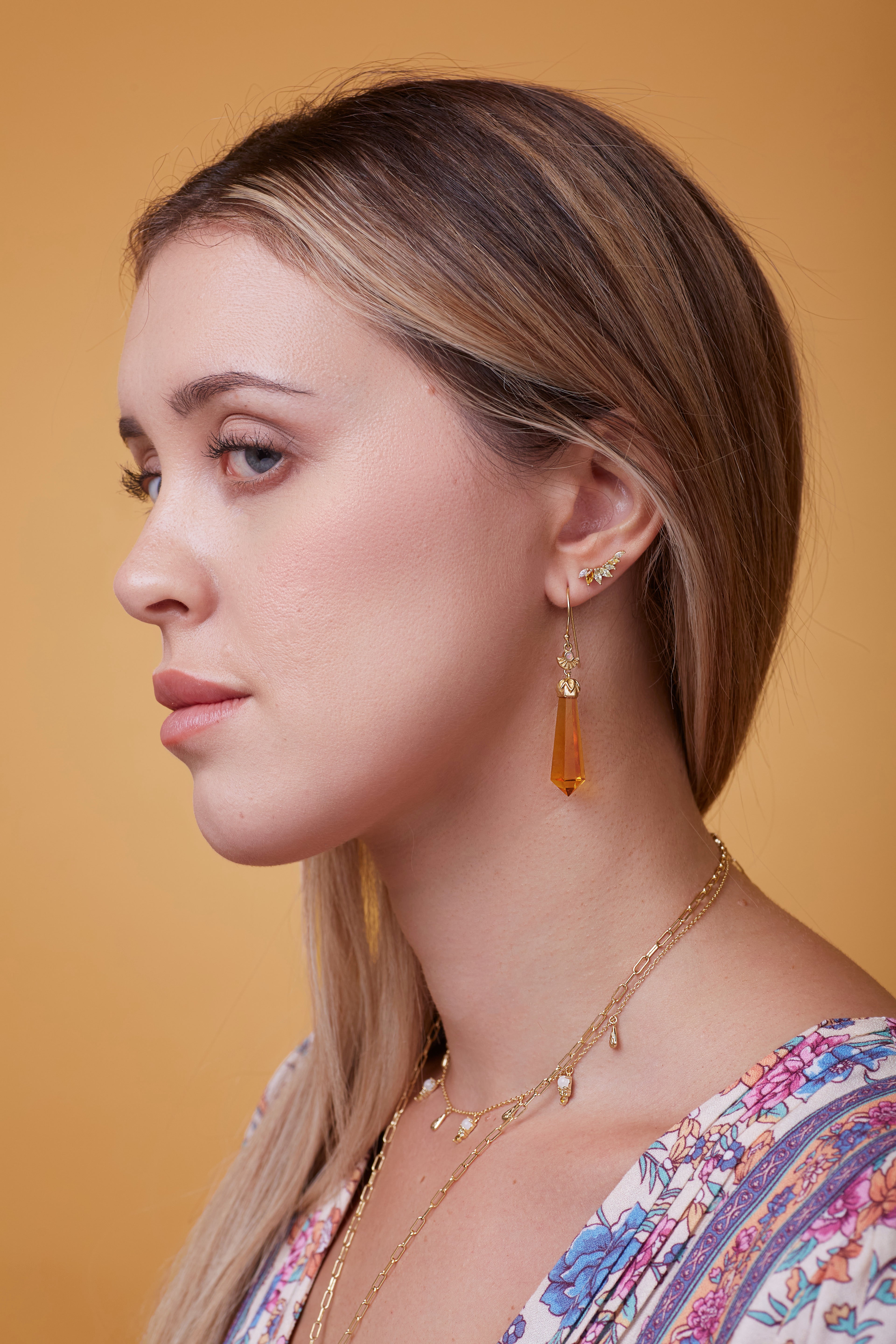 Radiant Climber Earrings - Gold