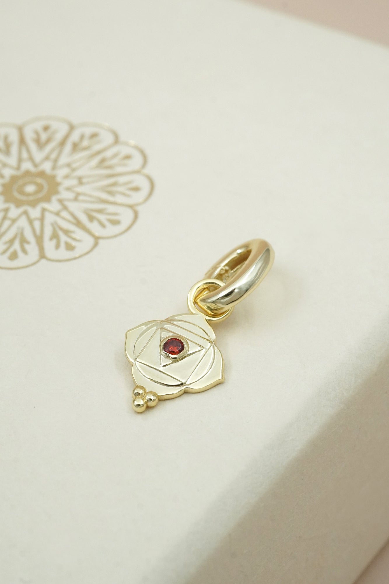 Root Chakra Charm - Gold