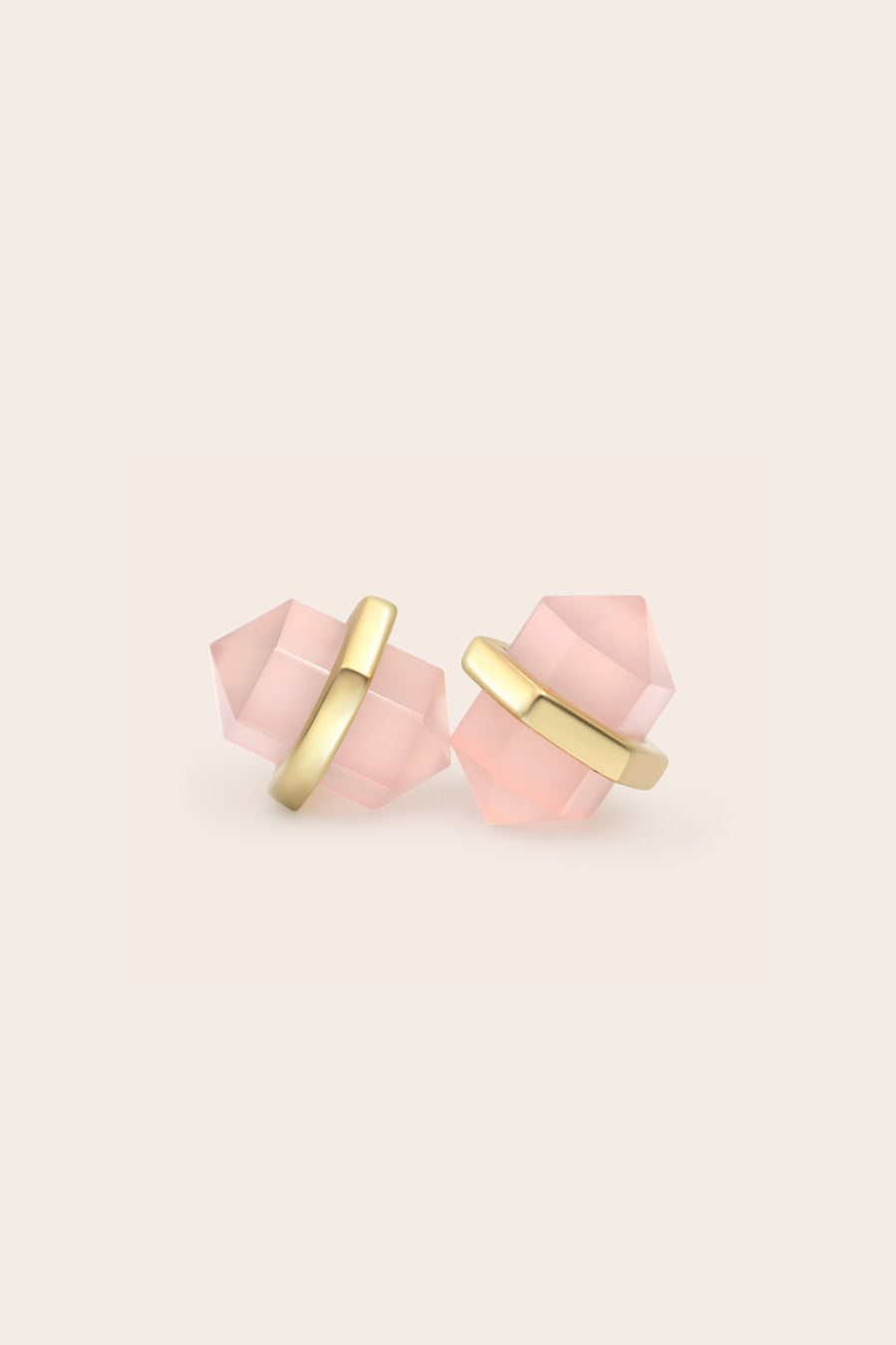 Love Intention Studs - Gold