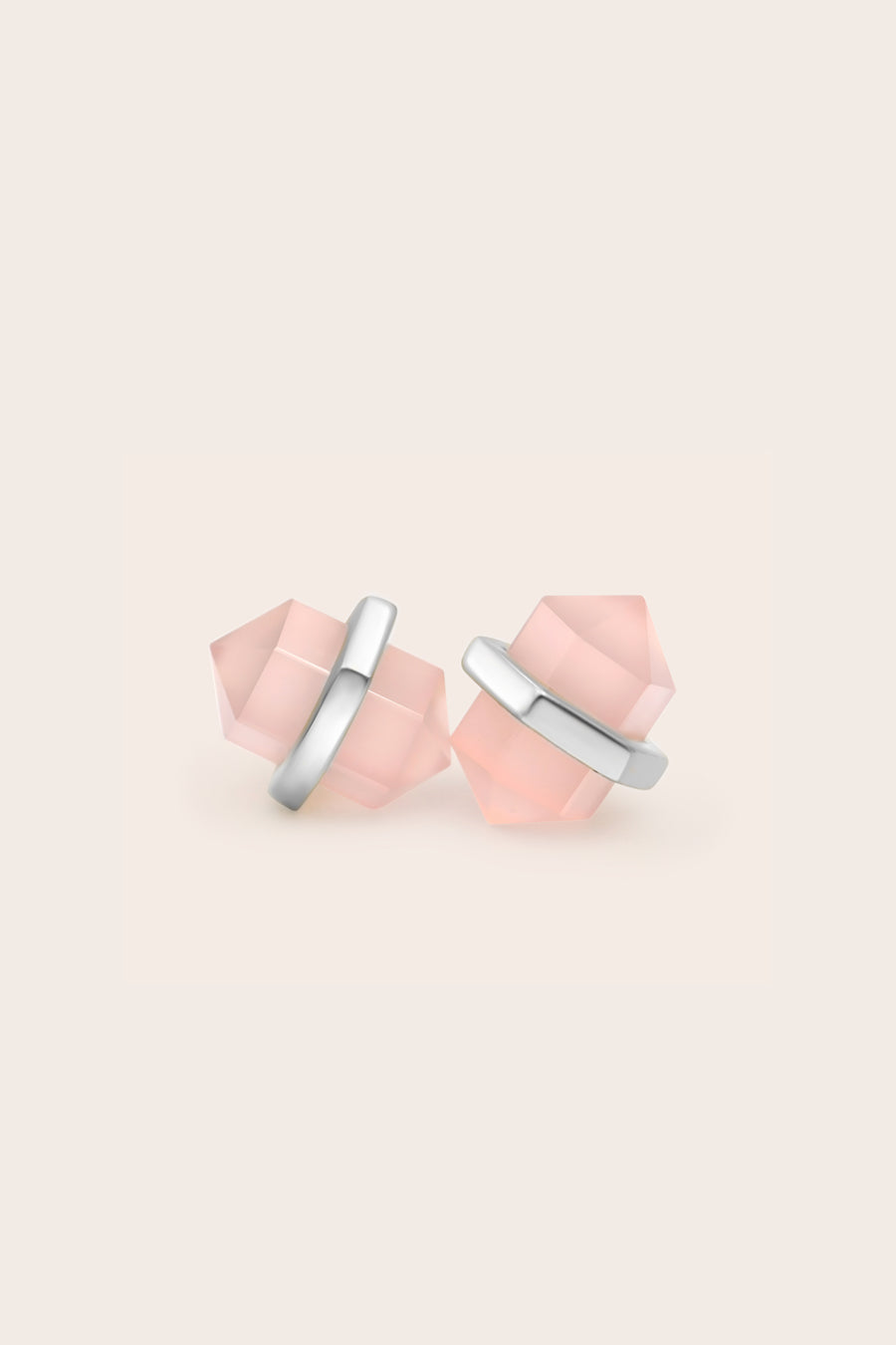 Love Intention Studs - Silver