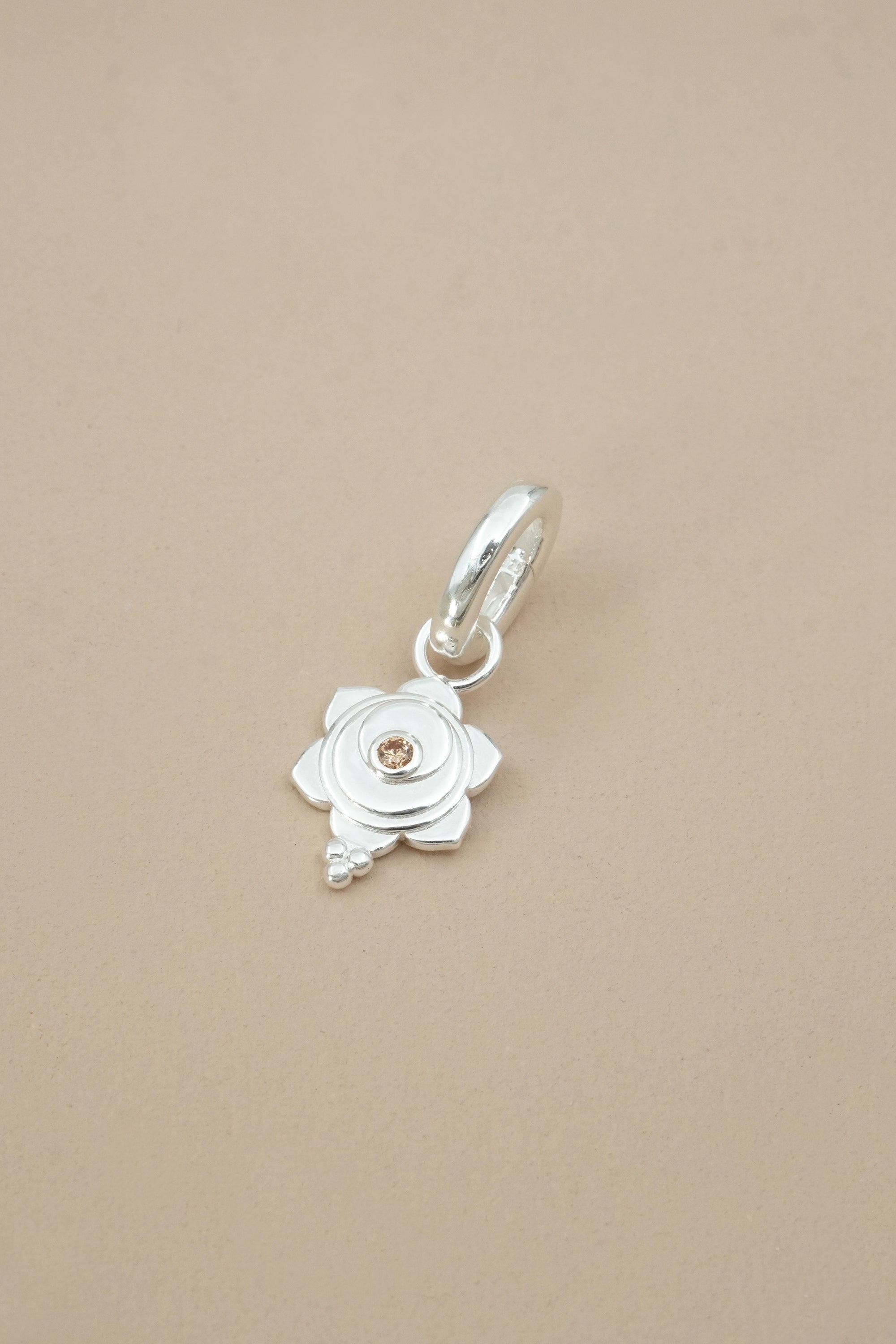 Throat Chakra Charm - Silver