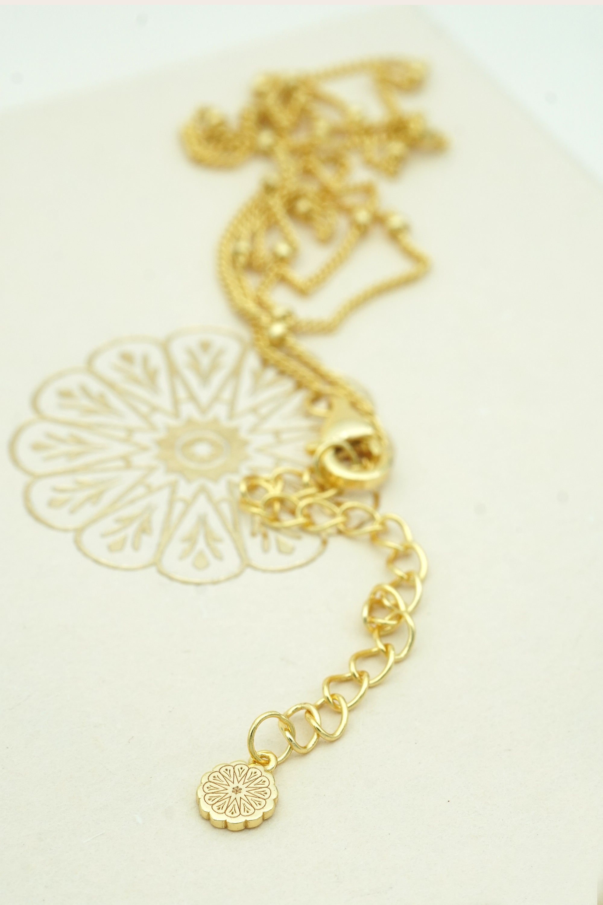 Satellite Chain Necklace -  Gold