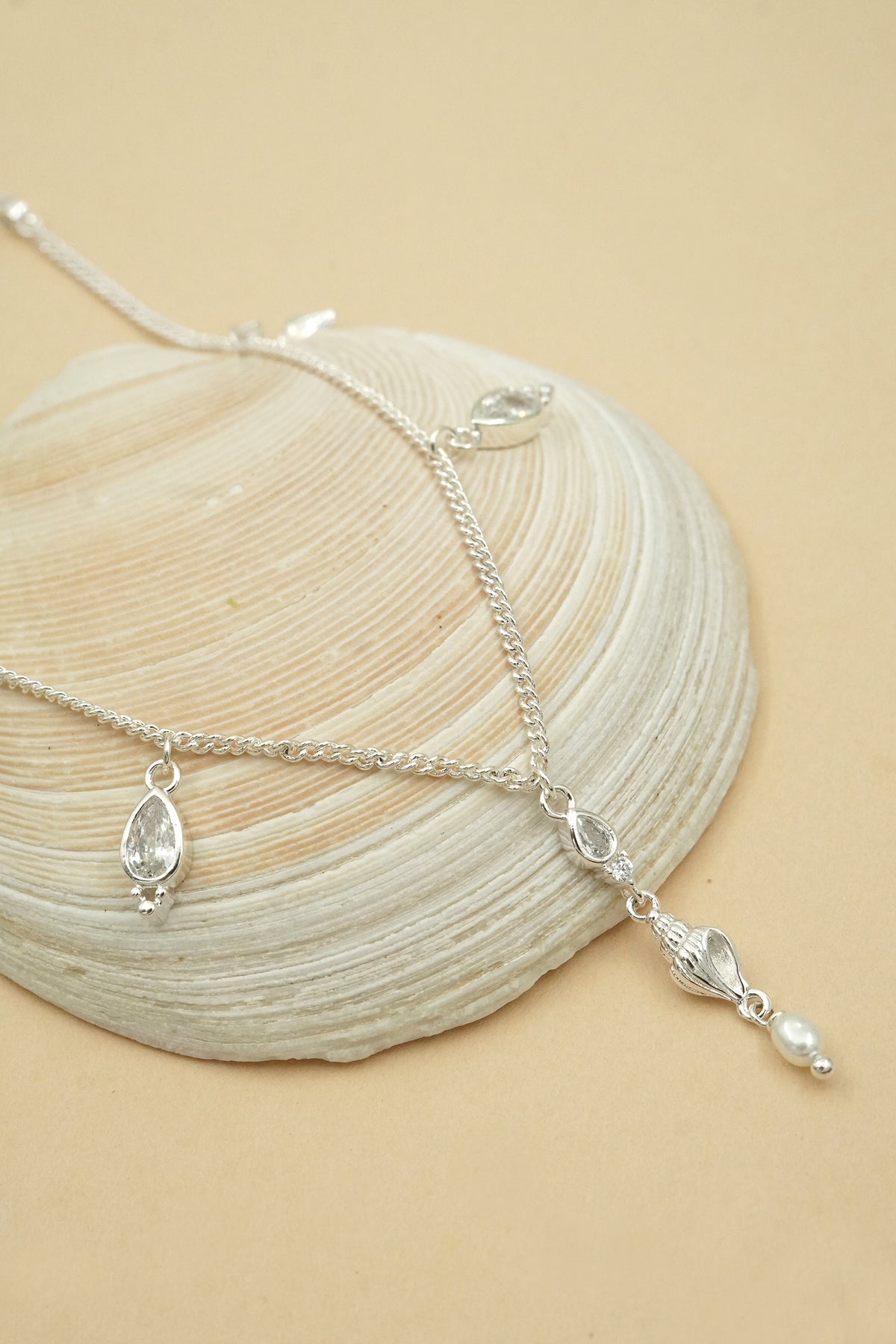Silver Sea Goddess Necklace