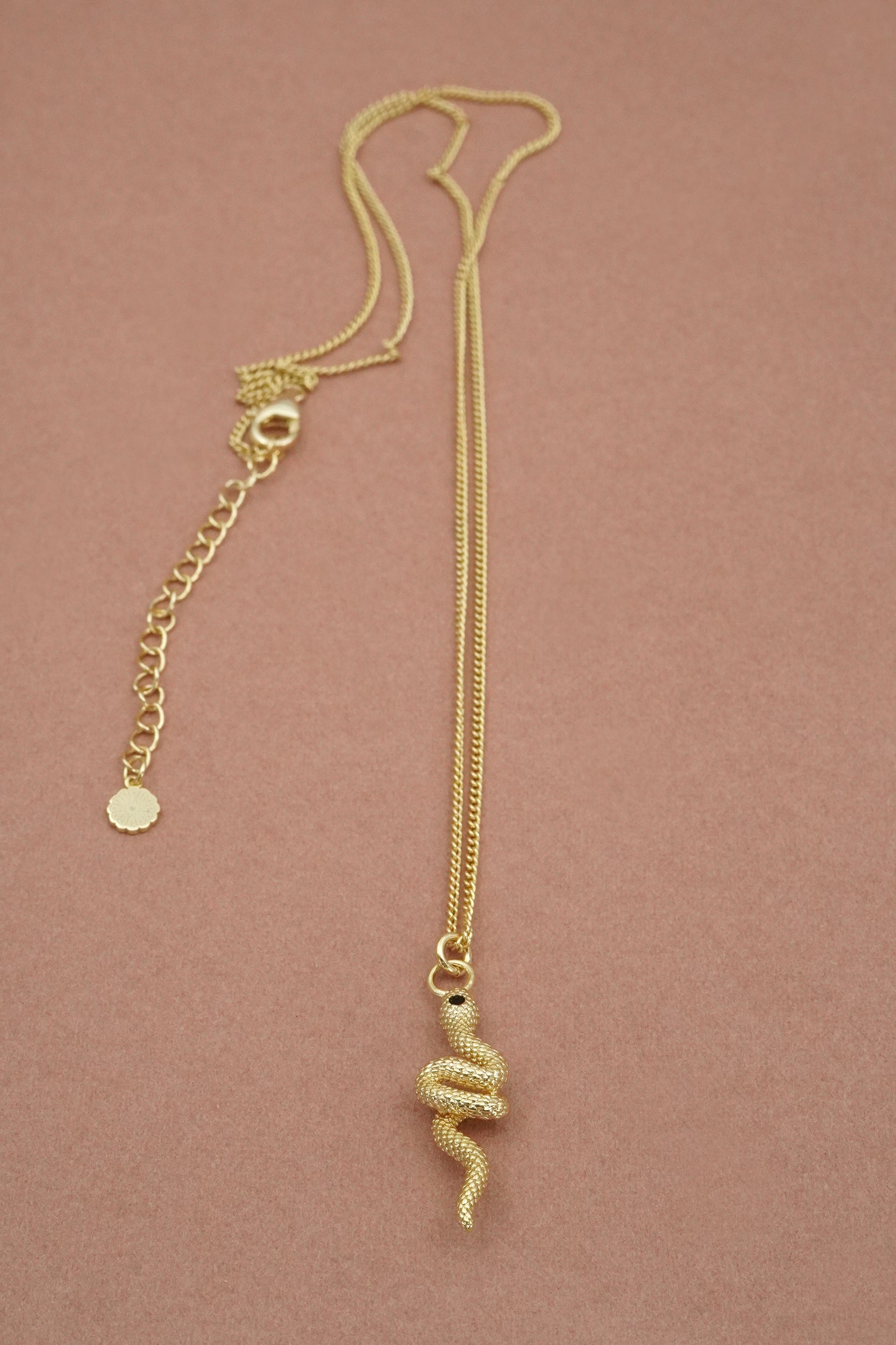 Sacred Serpent Necklace - Gold