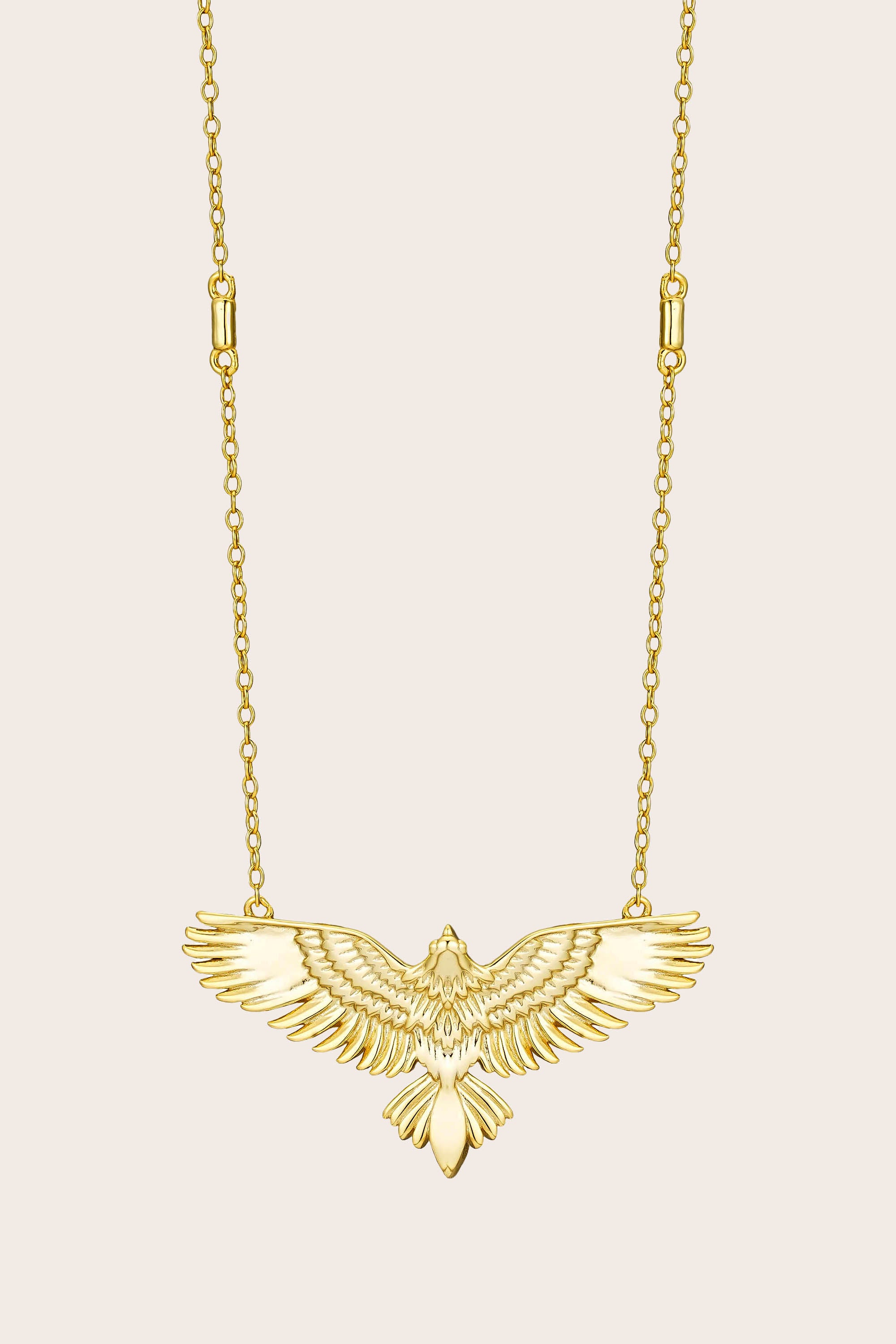 Soar Necklace Gold Freedom Bird Wings Necklace