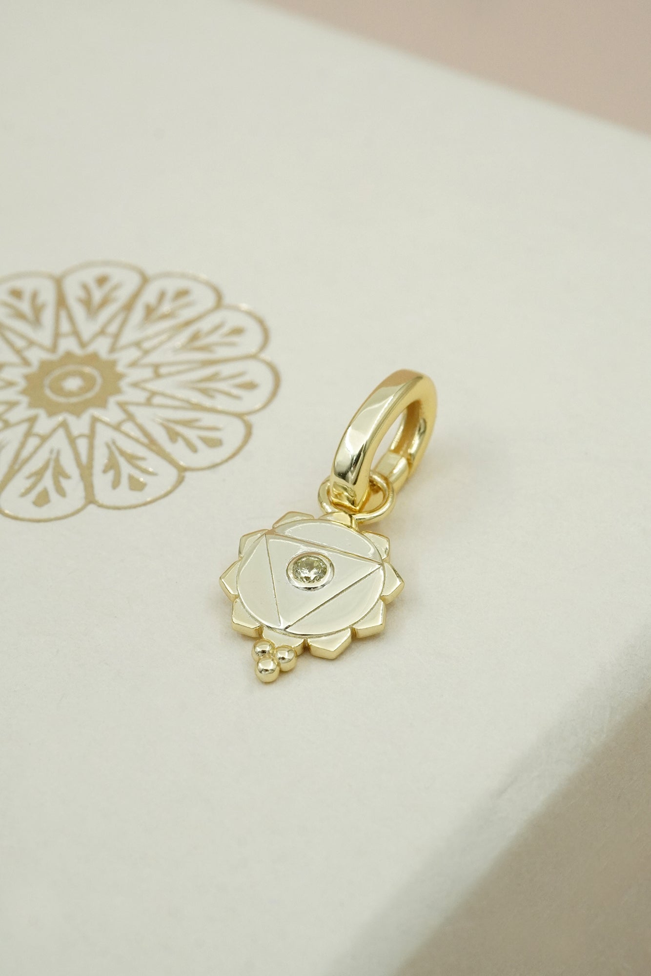 Solar Plexus Chakra Charm - Gold
