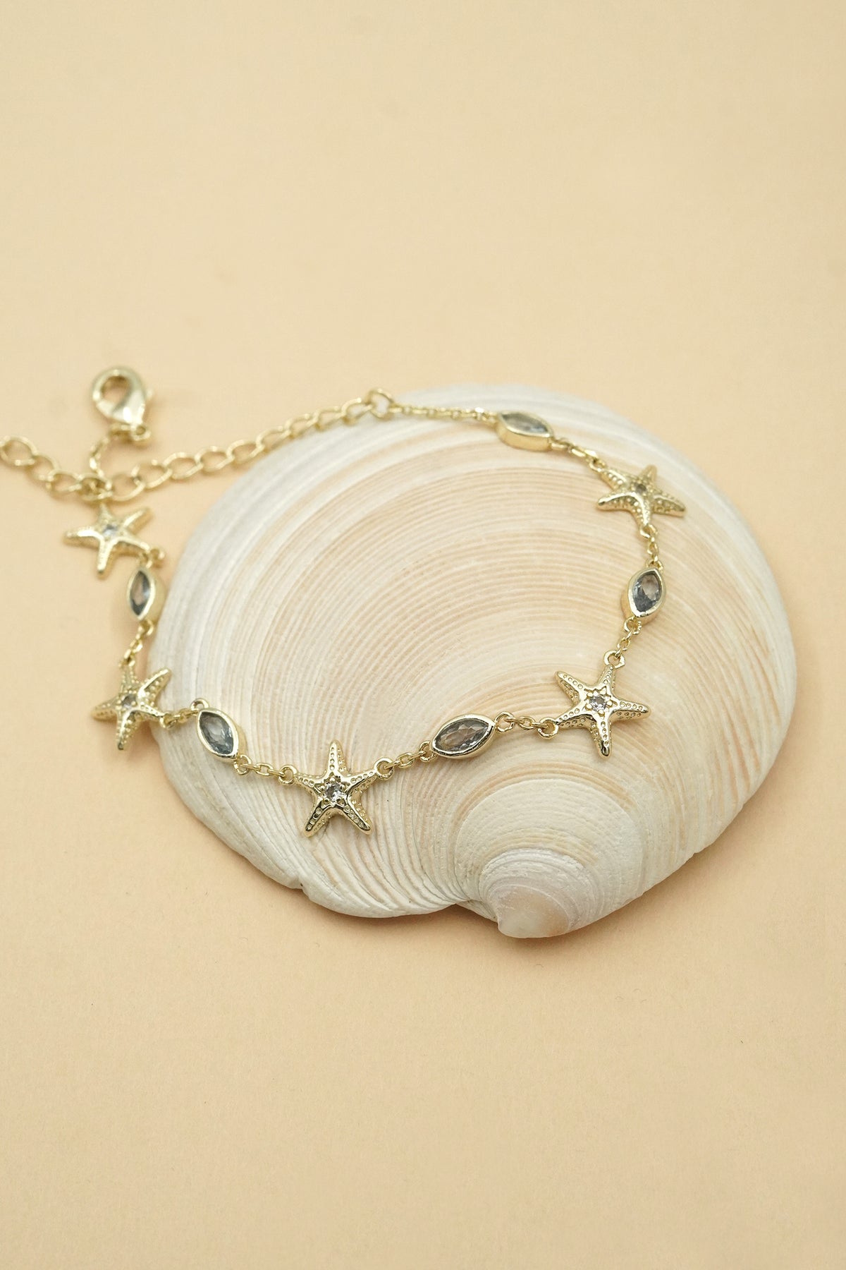 Gold Star of the Sea Bracelet