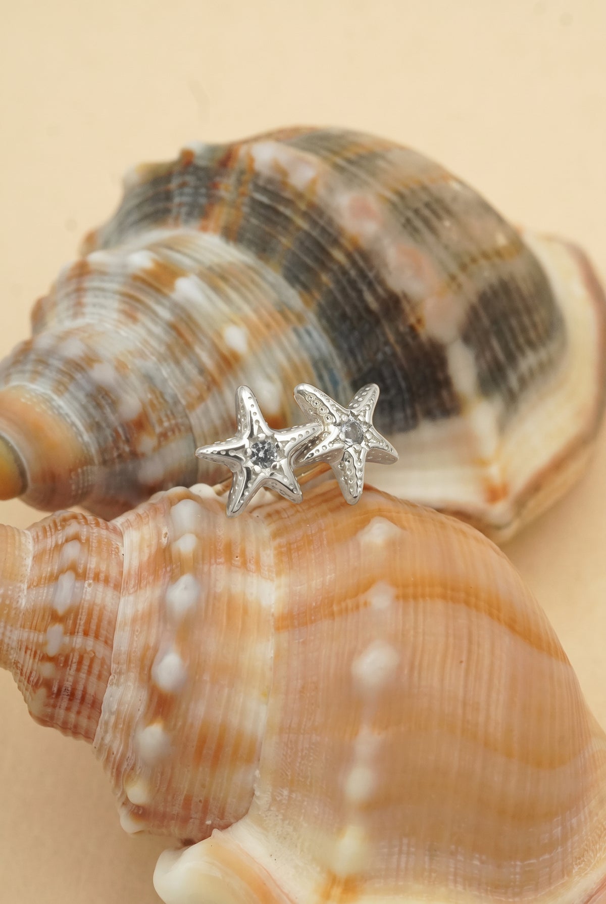 Silver Star of the Sea Studs