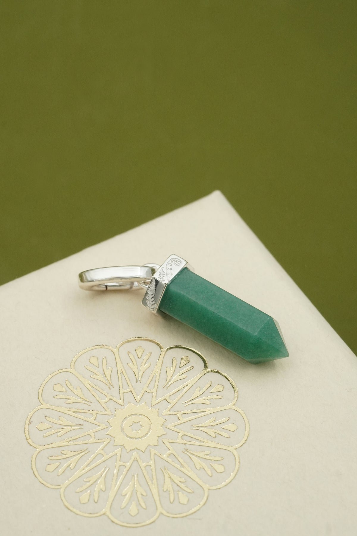 Strength Within Charm - Silver