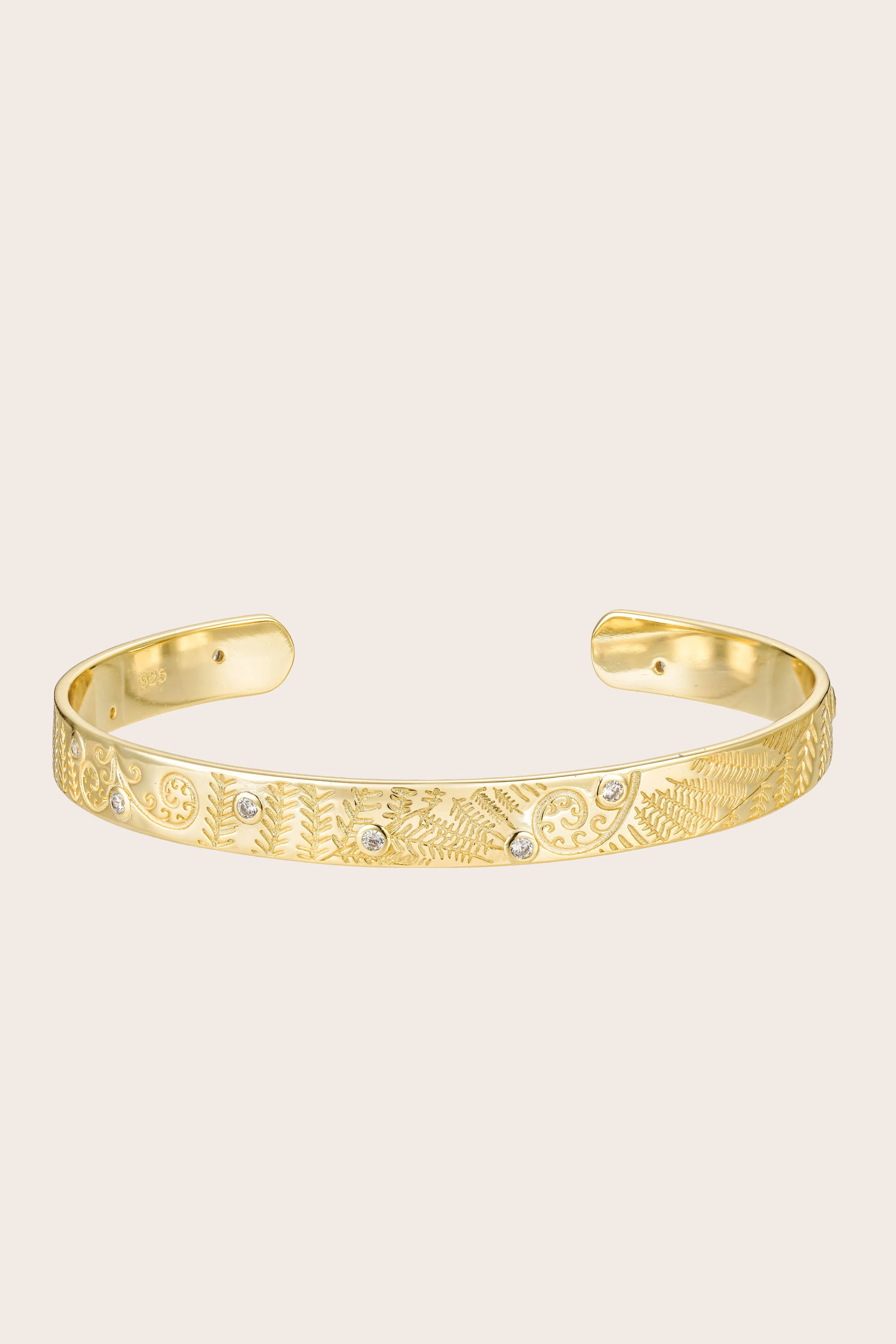 Strength Within Cuff- Gold