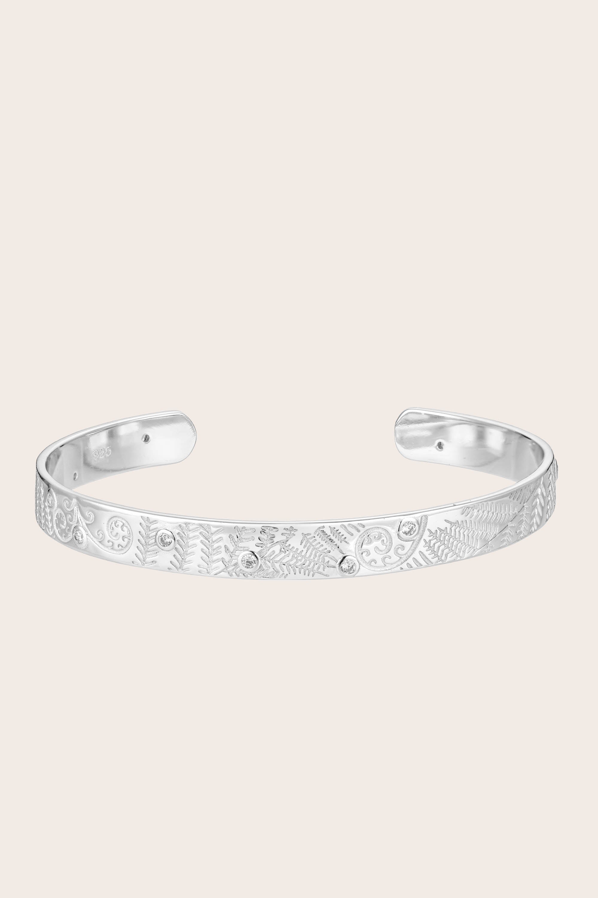 Strength Within Cuff- Silver