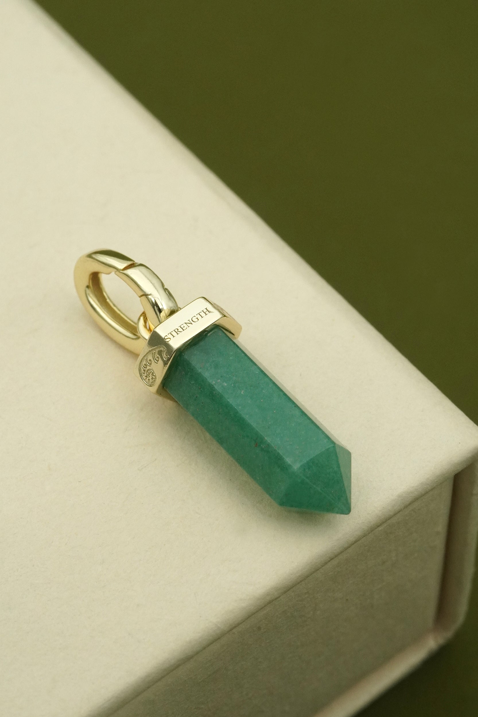 Strength Within Charm - Gold