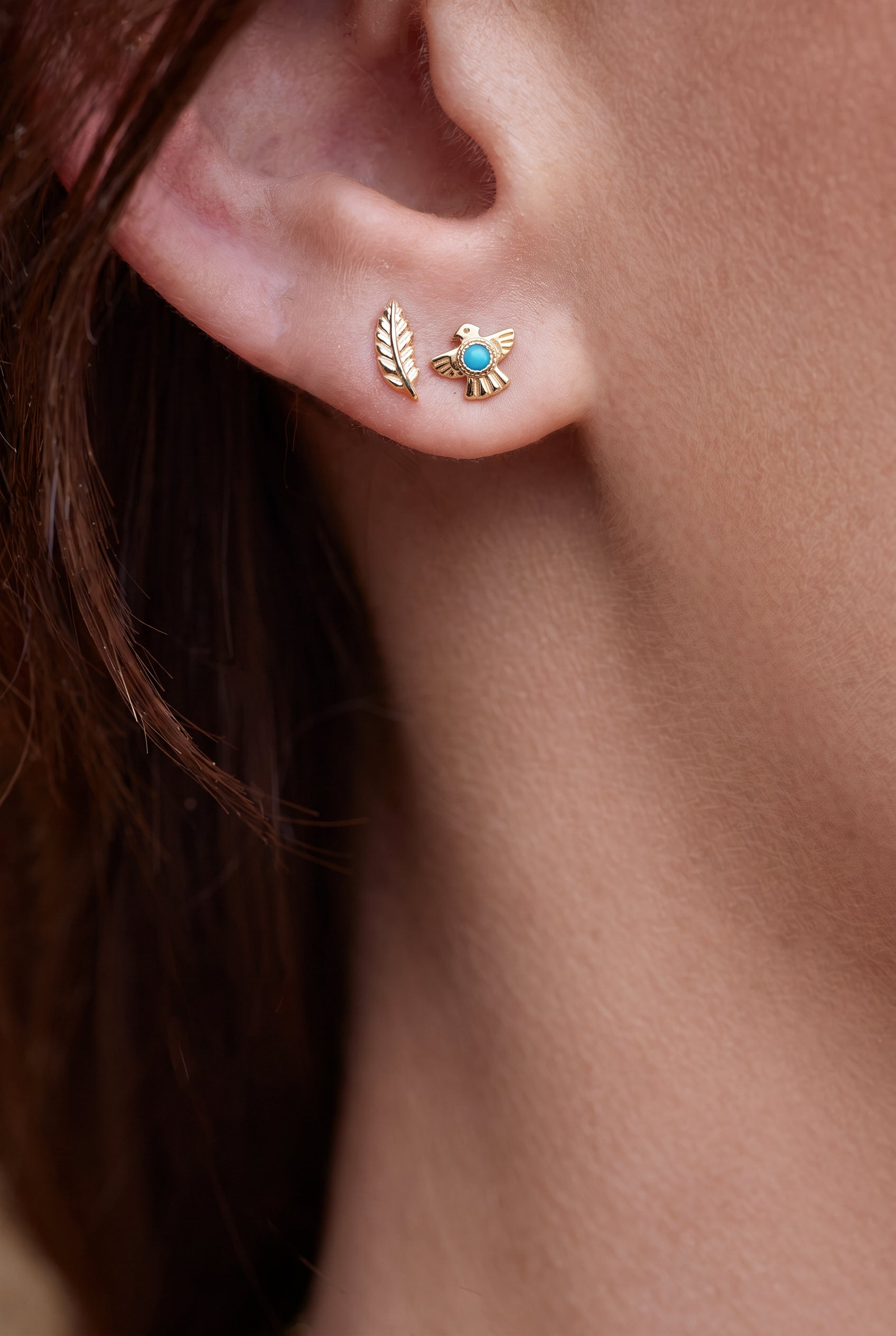 Thunderbird Studs - Gold