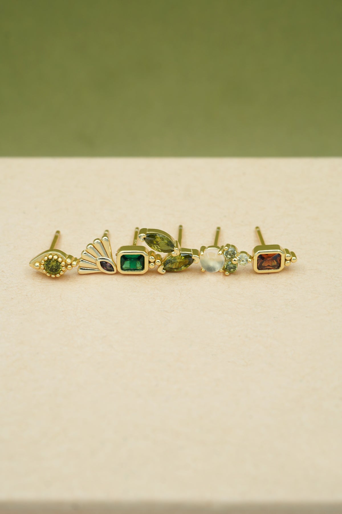 Inner Calm Studs- Gold