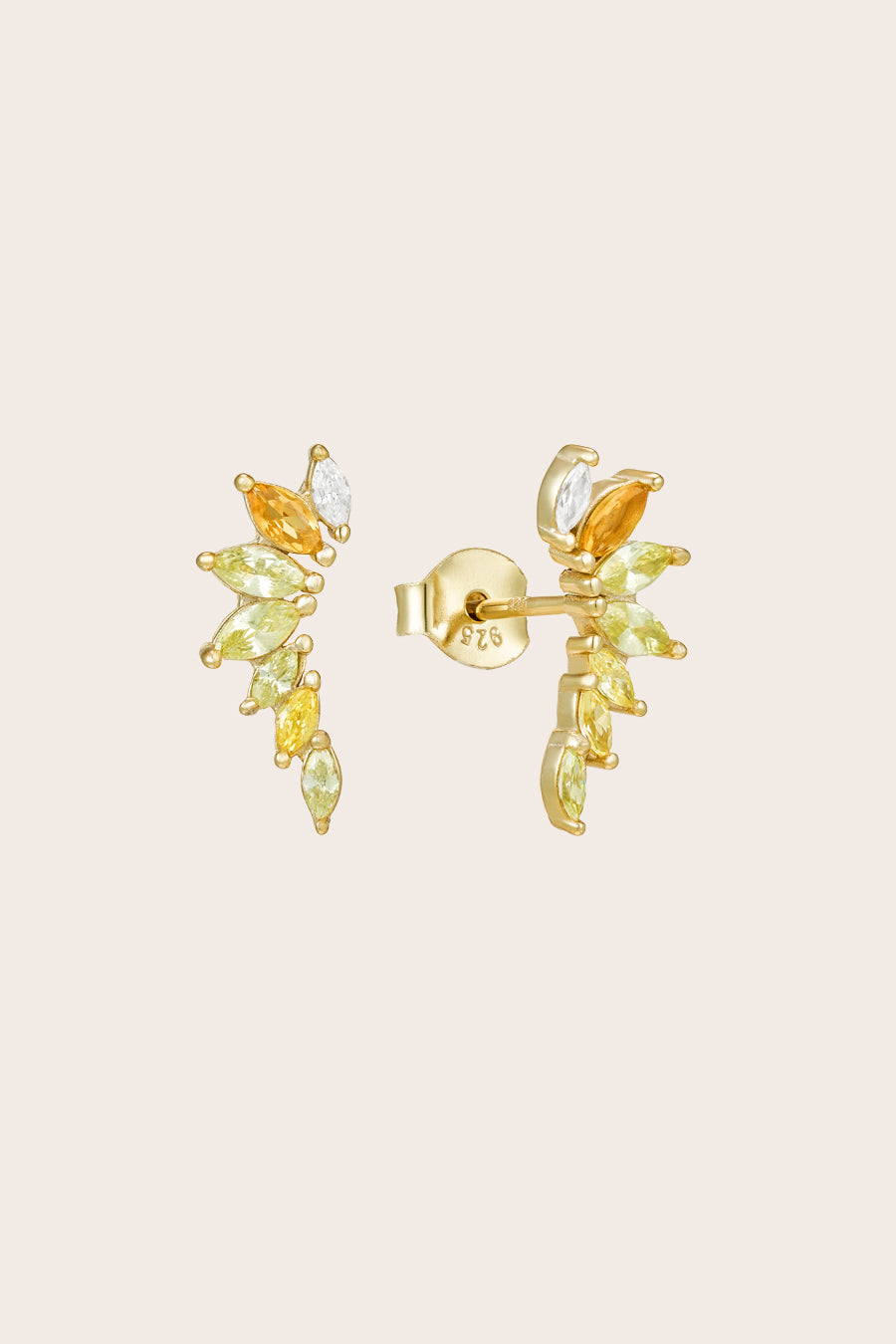Radiant Climber Earrings - Gold