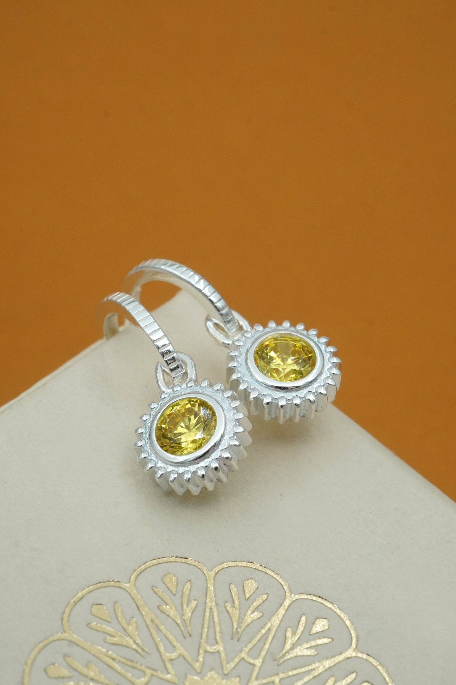 You Are My Sunshine Hoops - Silver