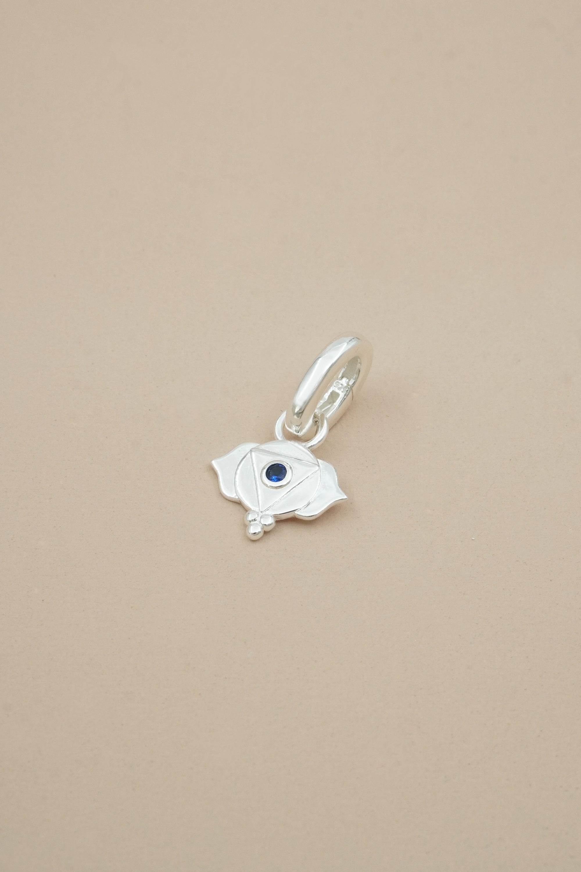 Third Eye Chakra Charm - Silver