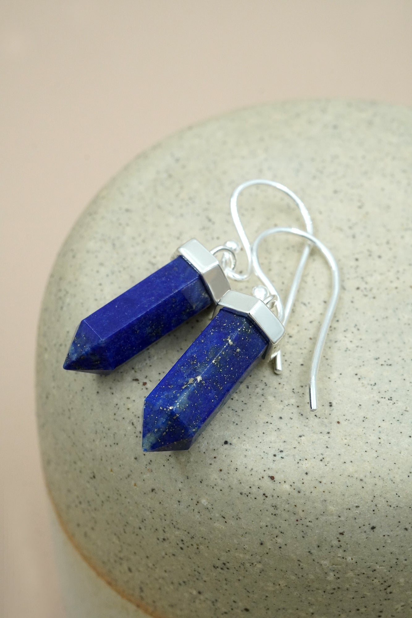 Lapis Insight & Intuition Earrings - Silver