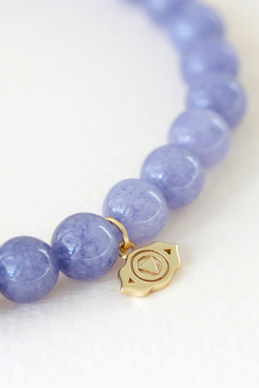 Third Eye Chakra Bracelet Gold