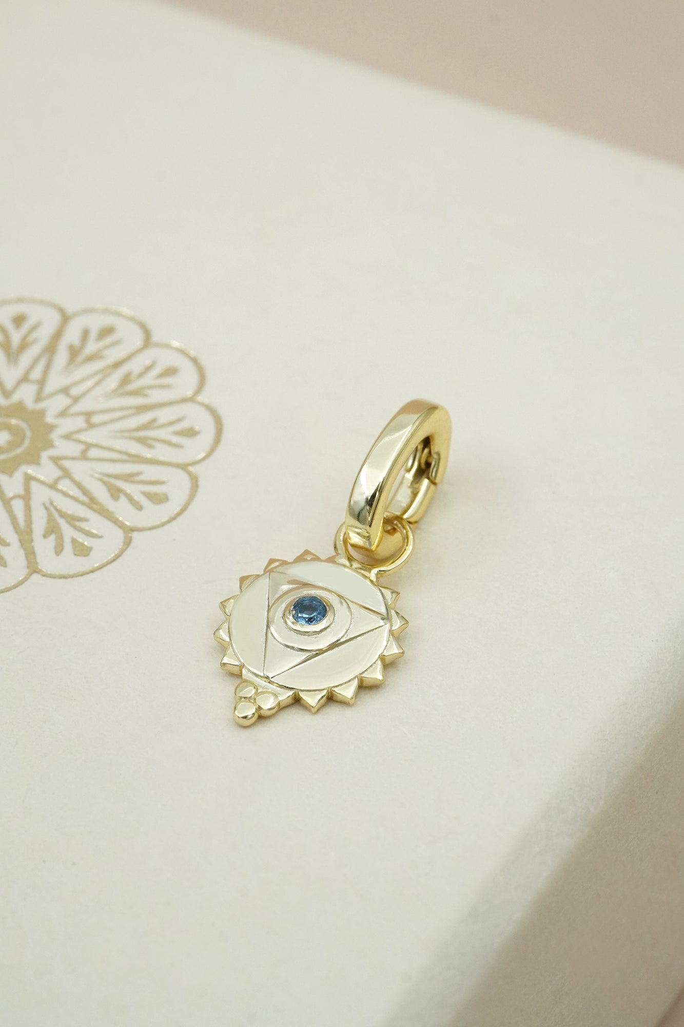 Throat Chakra Charm - Gold