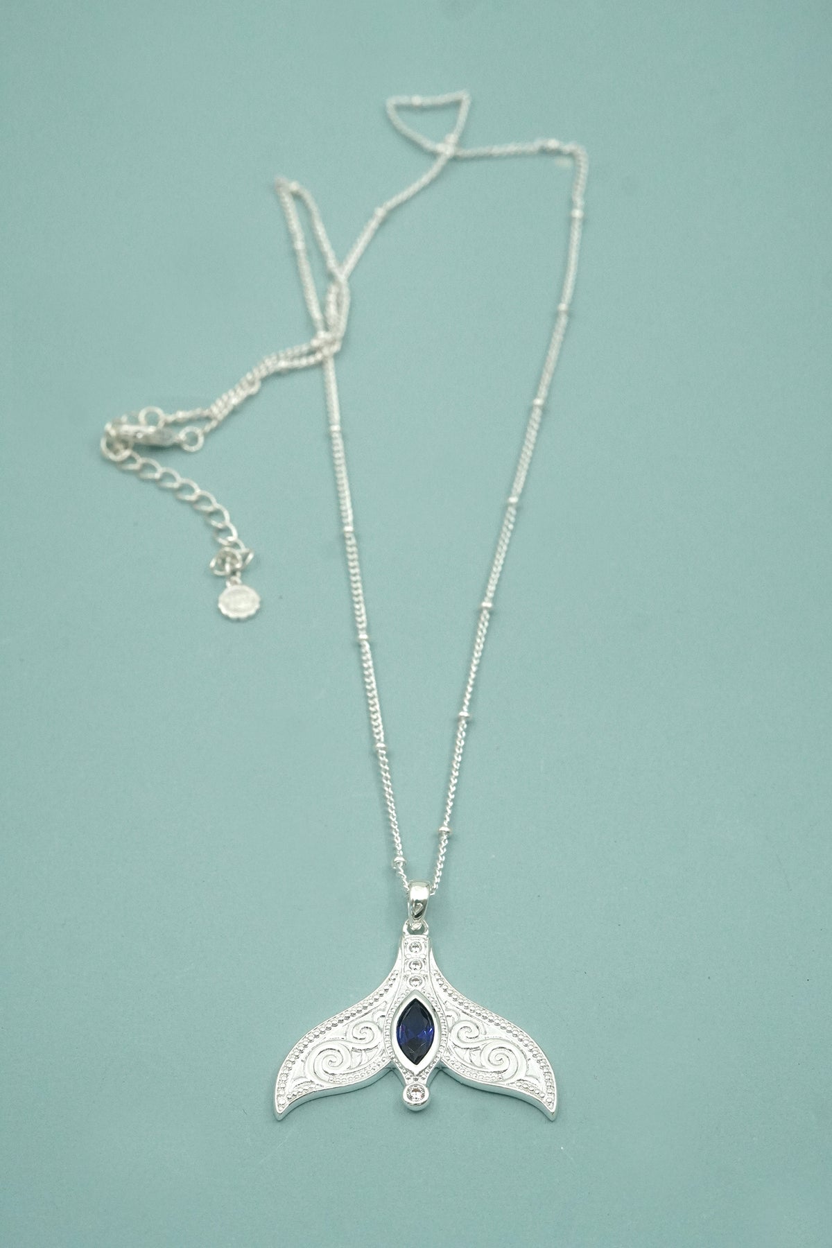 Silver Spirit Whale Necklace