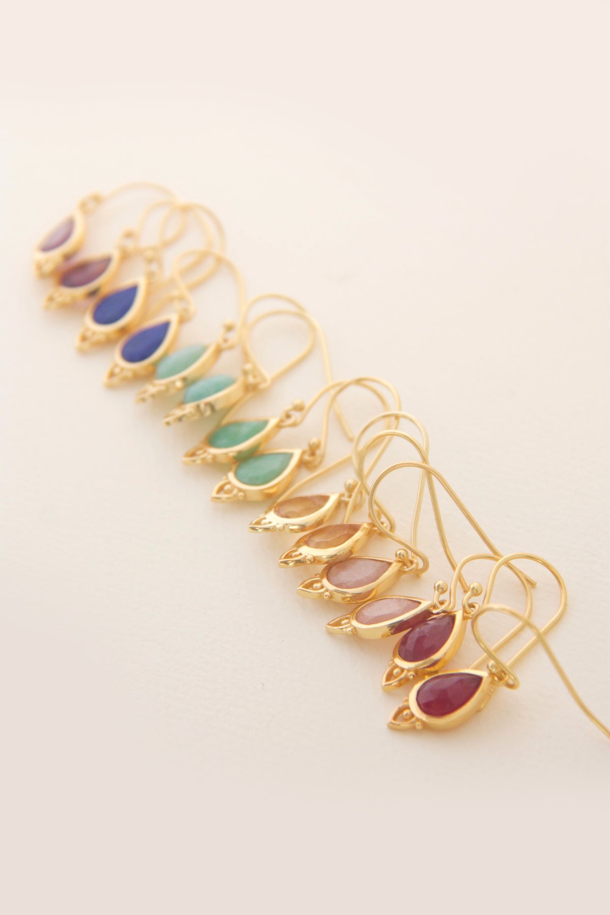throat chakra gemstone crystal jewellery earrings NZ