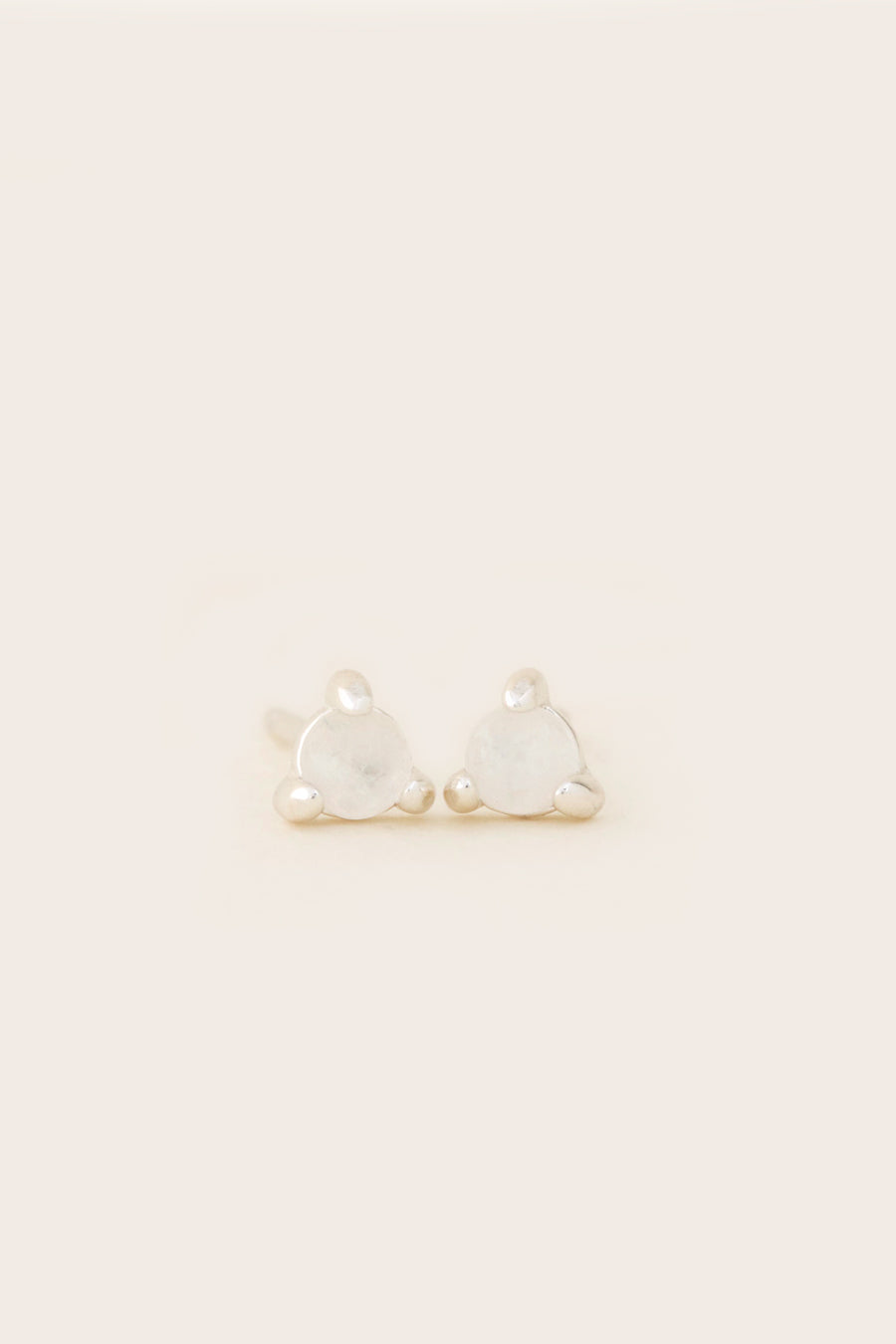 Guardian Angel Studs - Silver