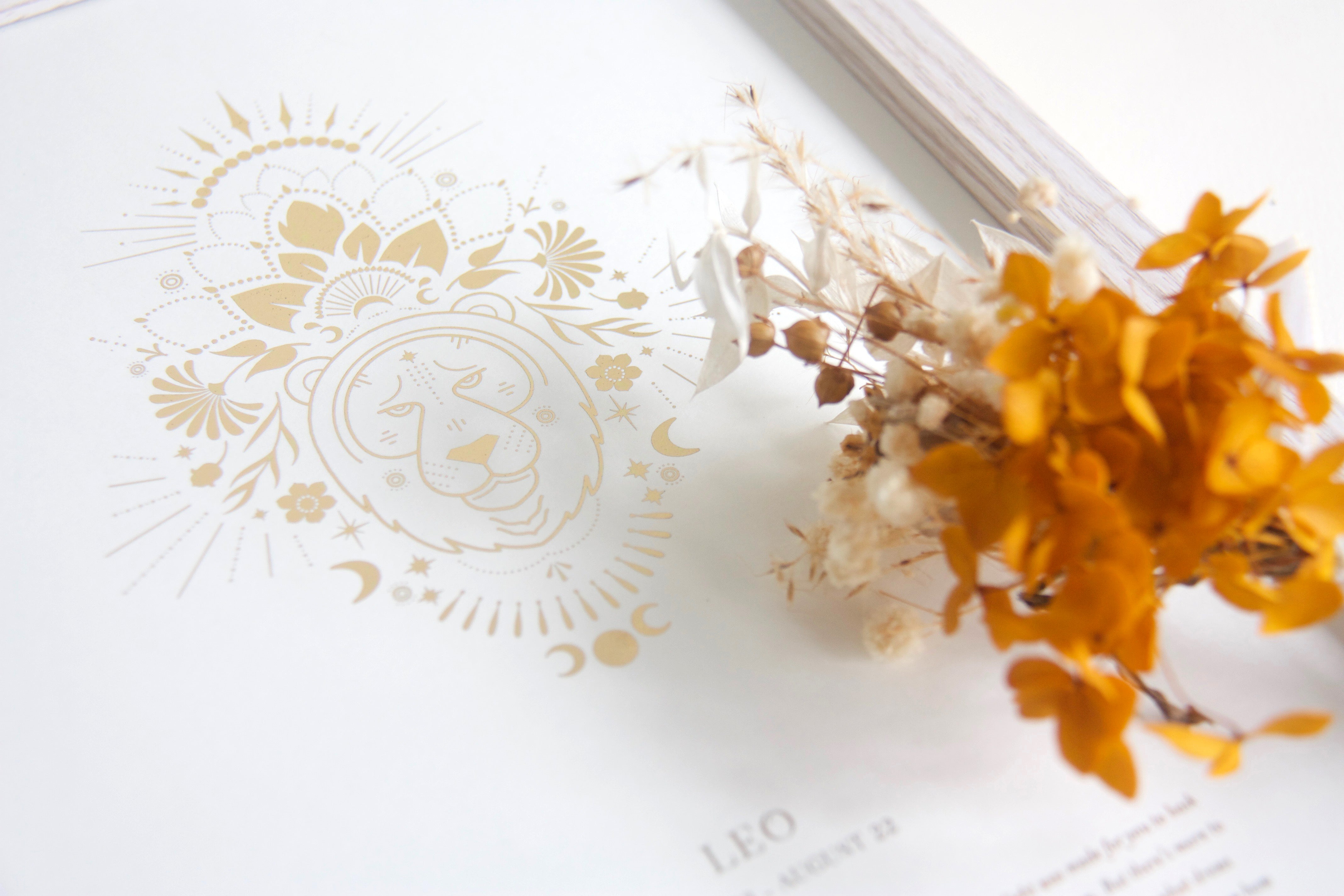 Leo Zodiac Print