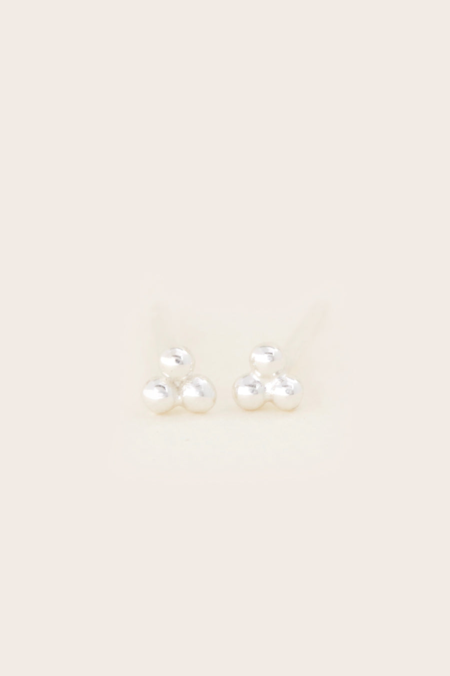 Silver Tiny Trio Studs