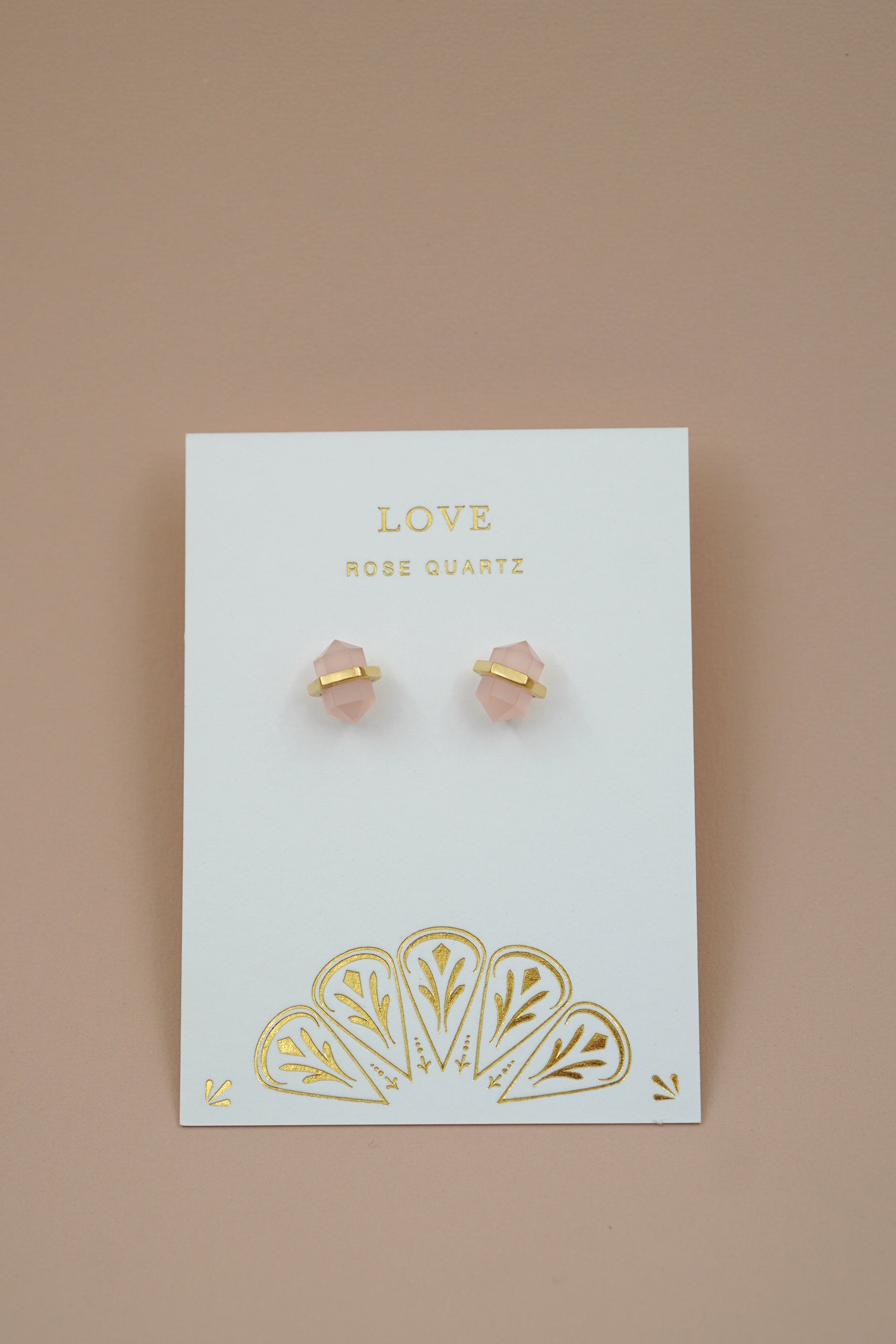 Love Intention Studs - Gold