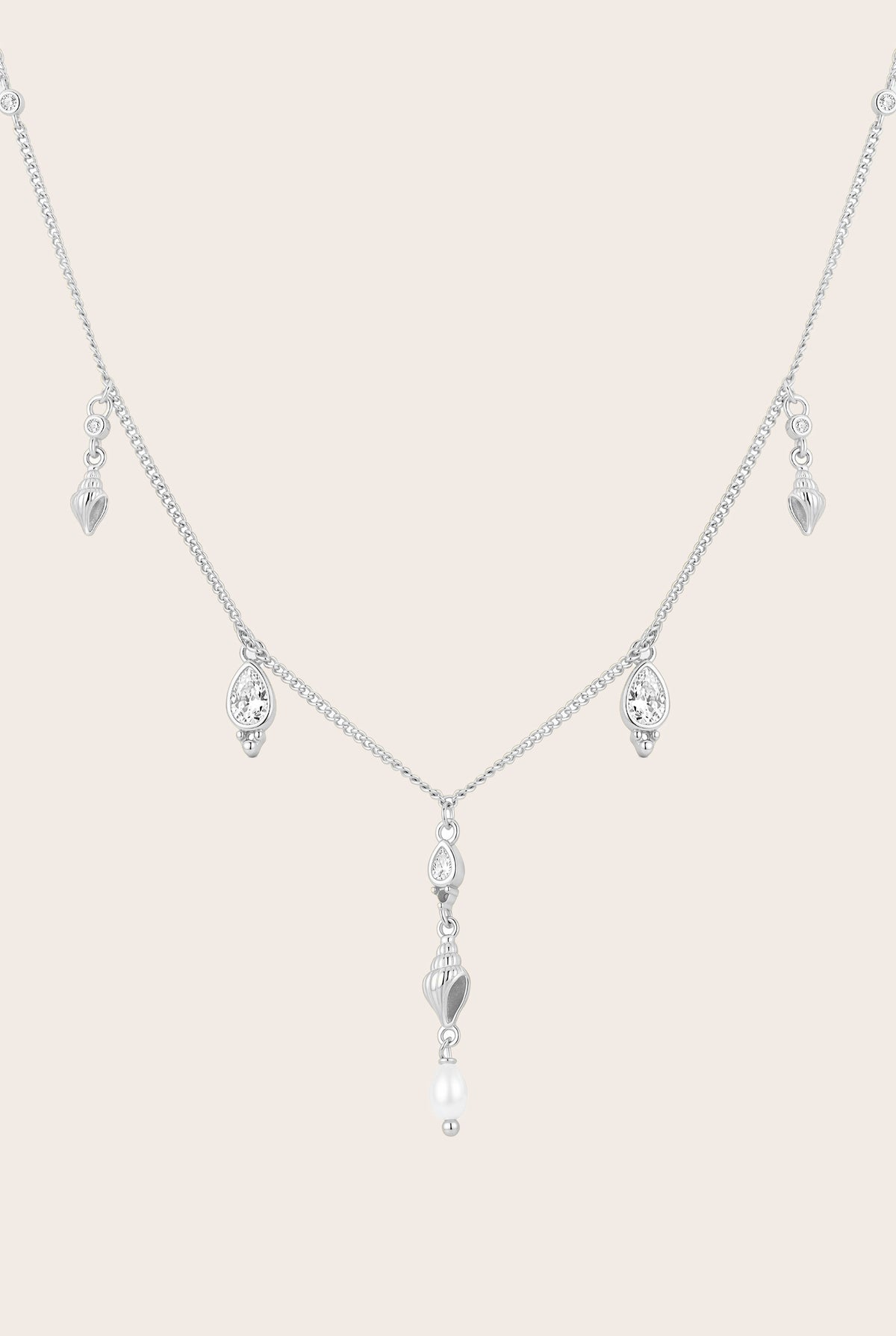 Silver Sea Goddess Necklace