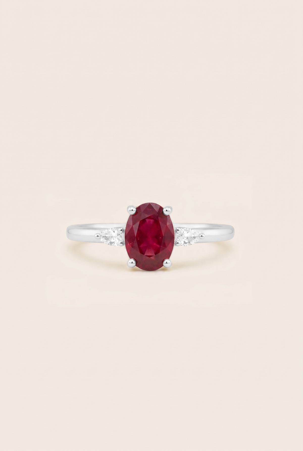 July Birthstone Ring - Silver