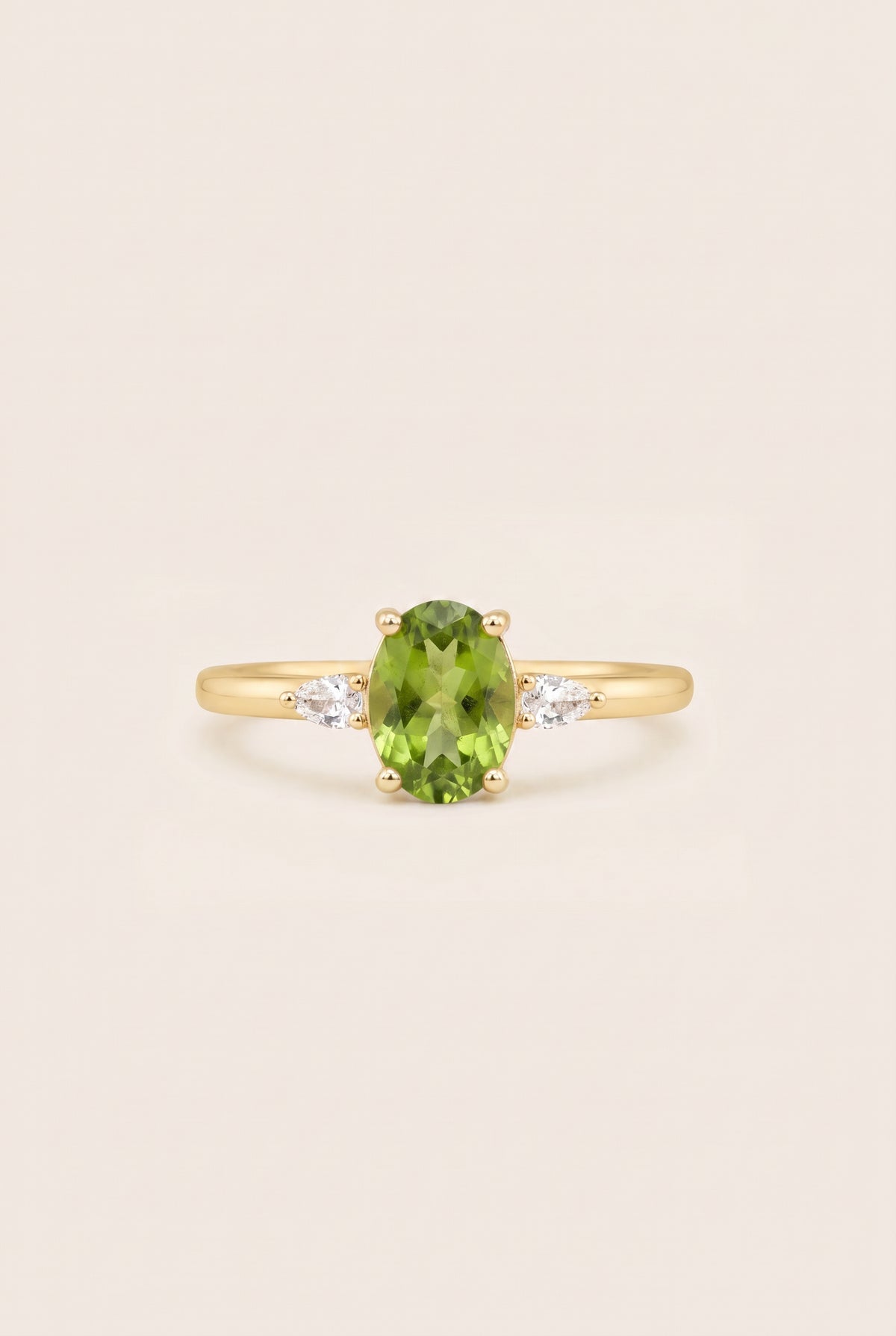 August Birthstone Ring - Gold