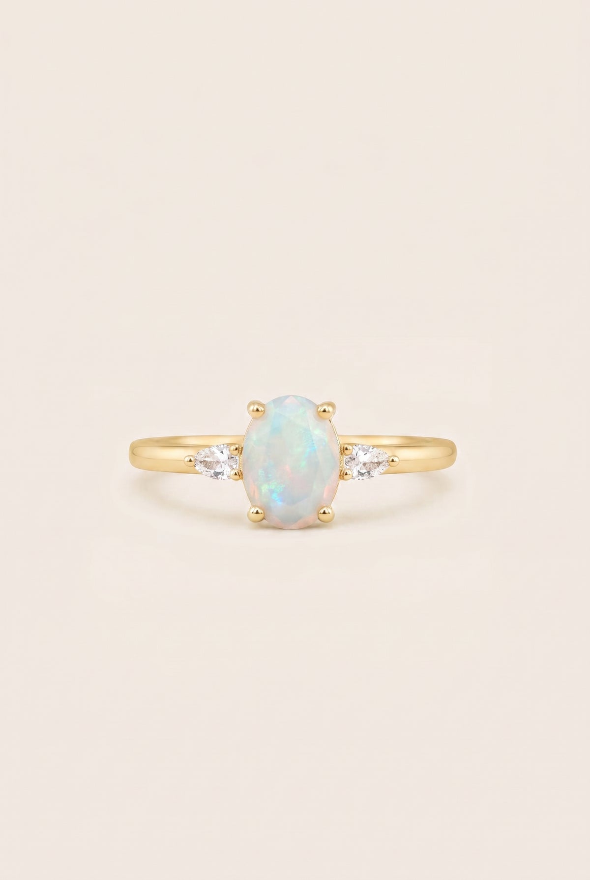 October Birthstone Ring - Gold