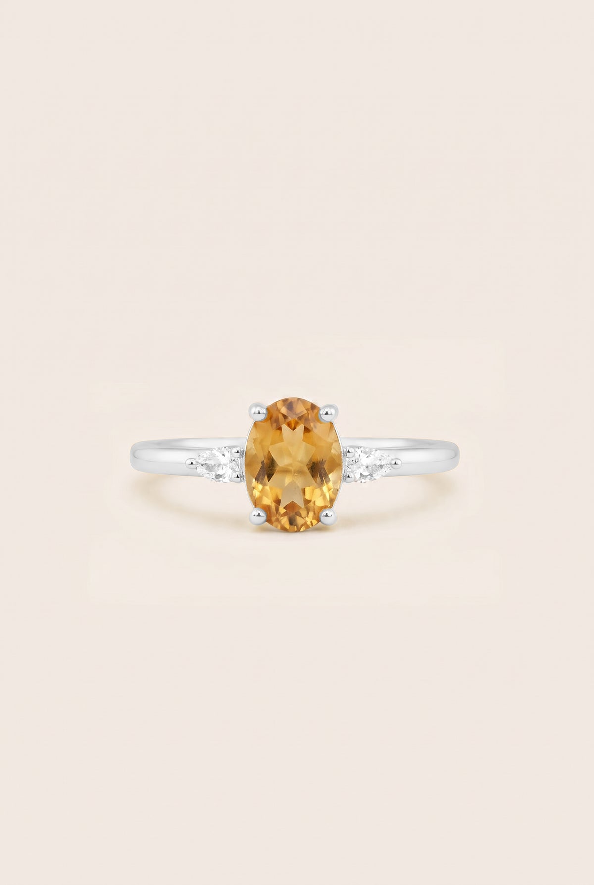 November Birthstone Ring - Silver