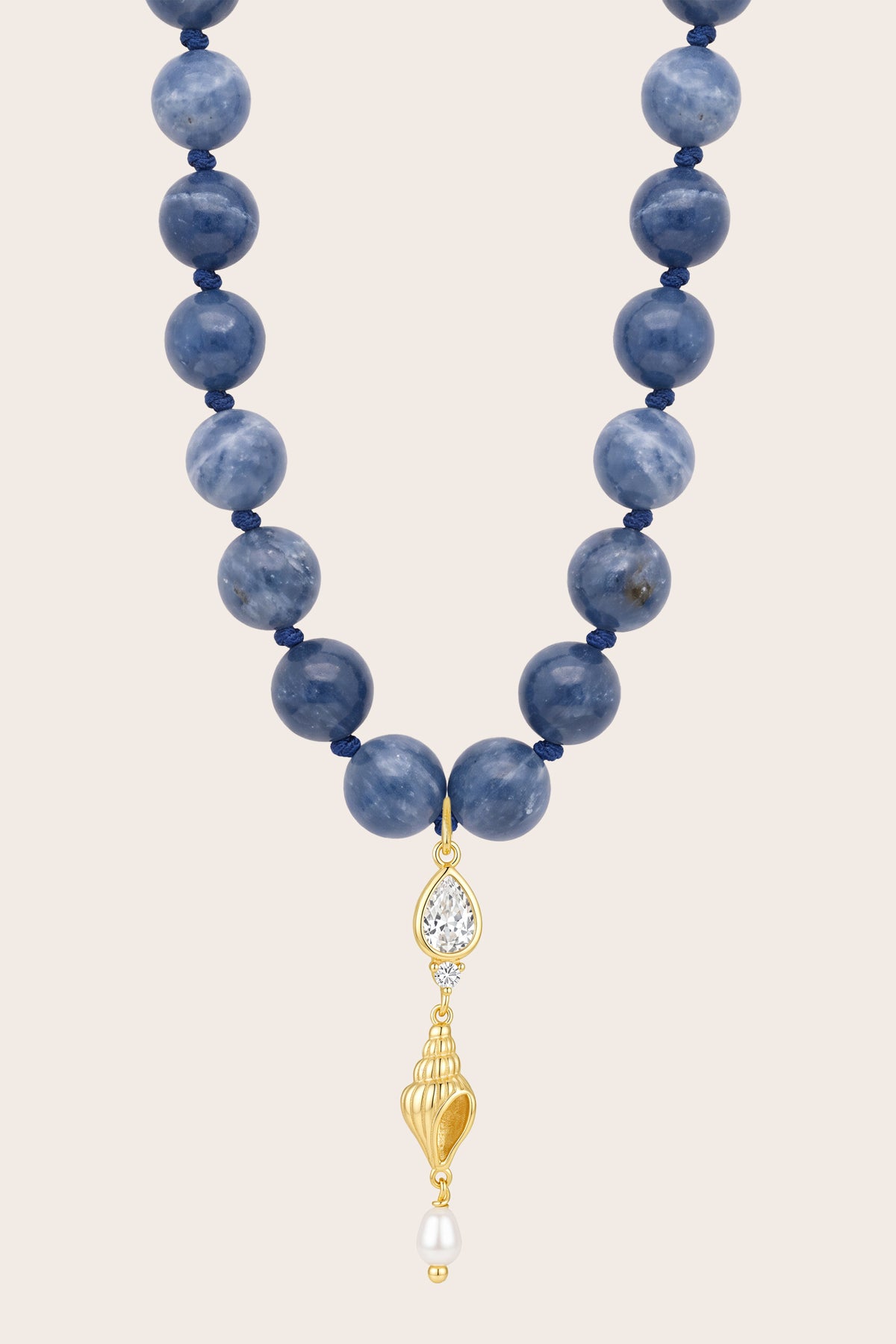 Gold Sea Goddess Mala Necklace