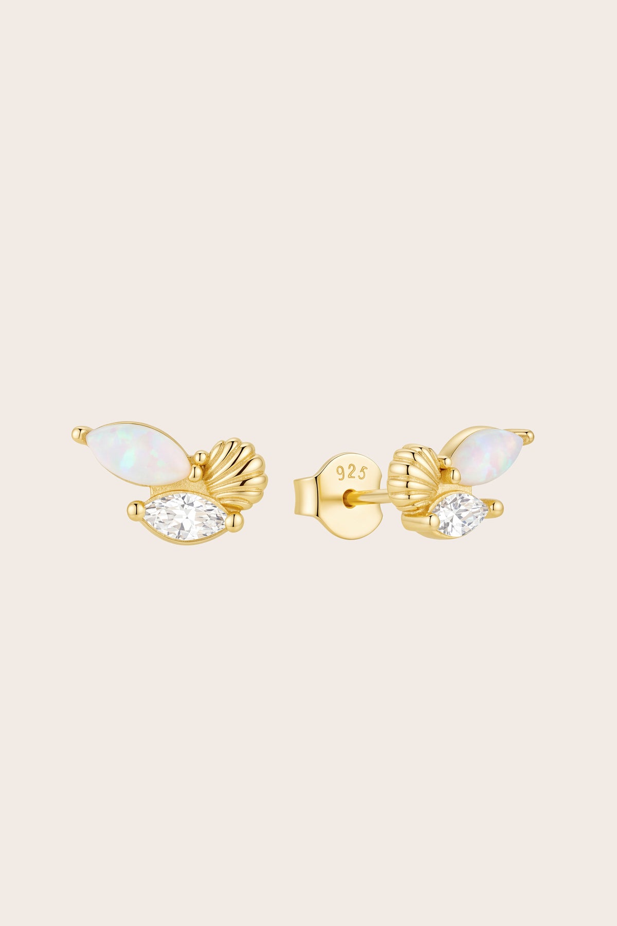 Gold Oceana Studs