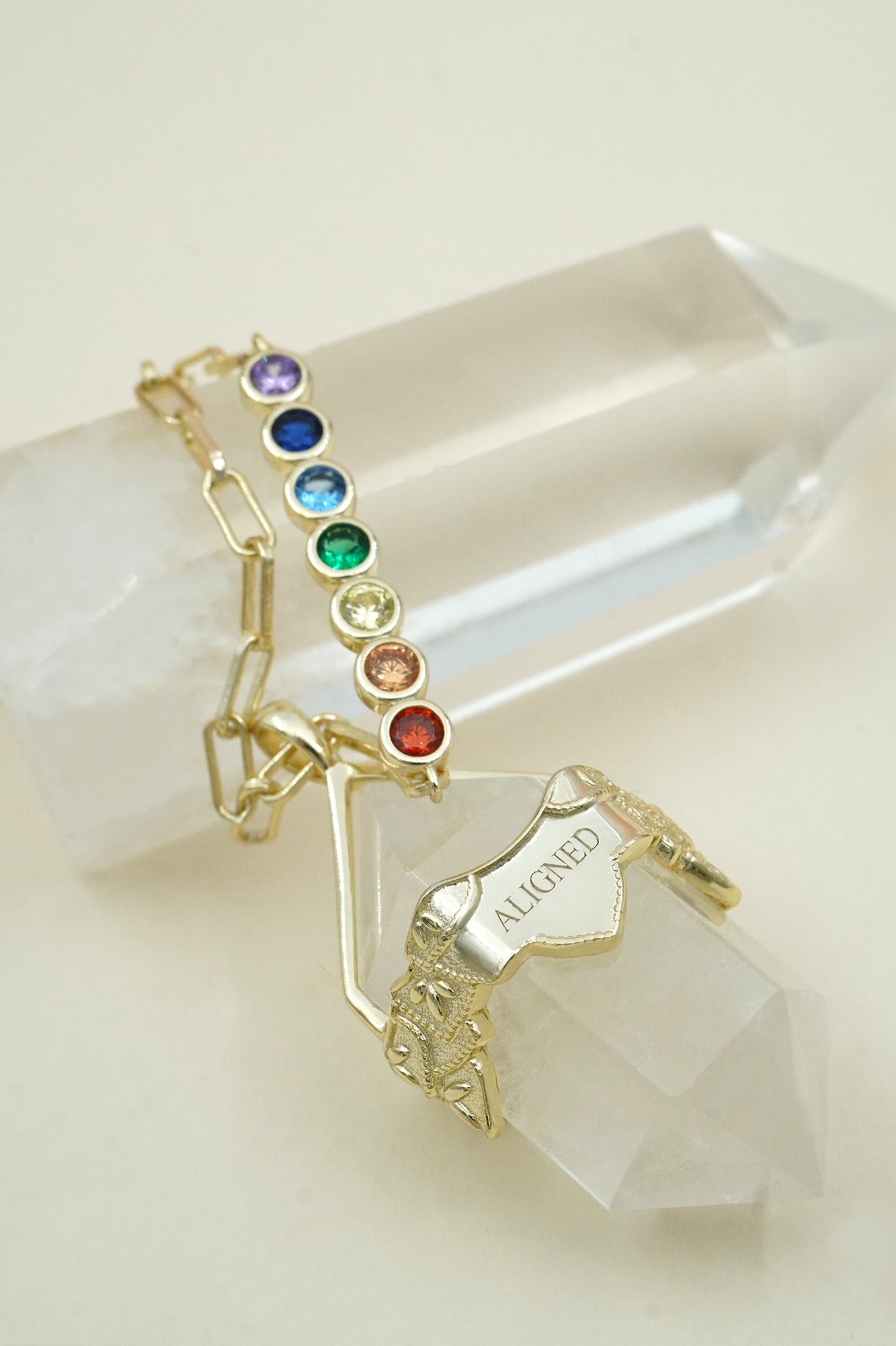 All Aligned Necklace - Gold