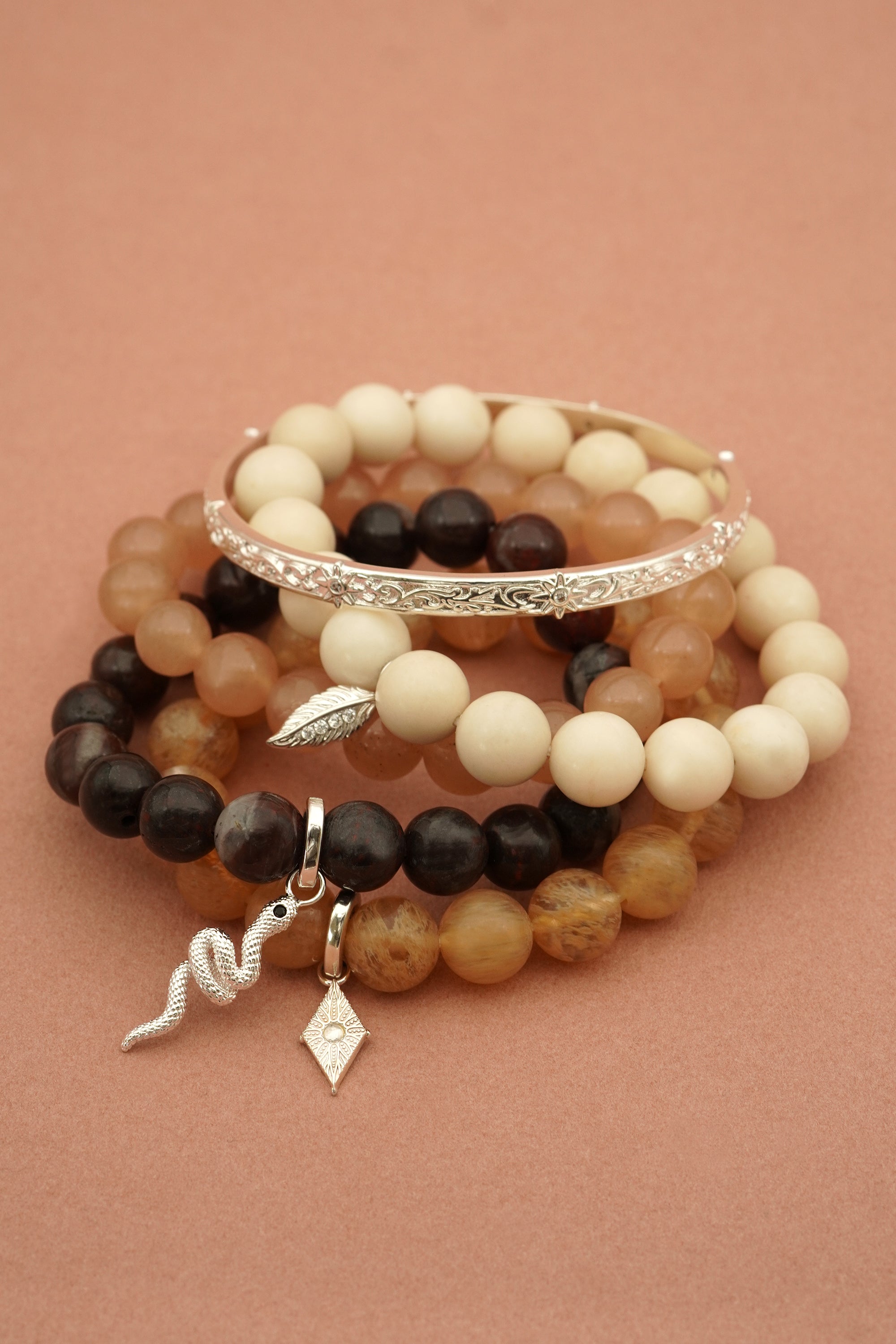 Trust The Path Bracelet - Silver