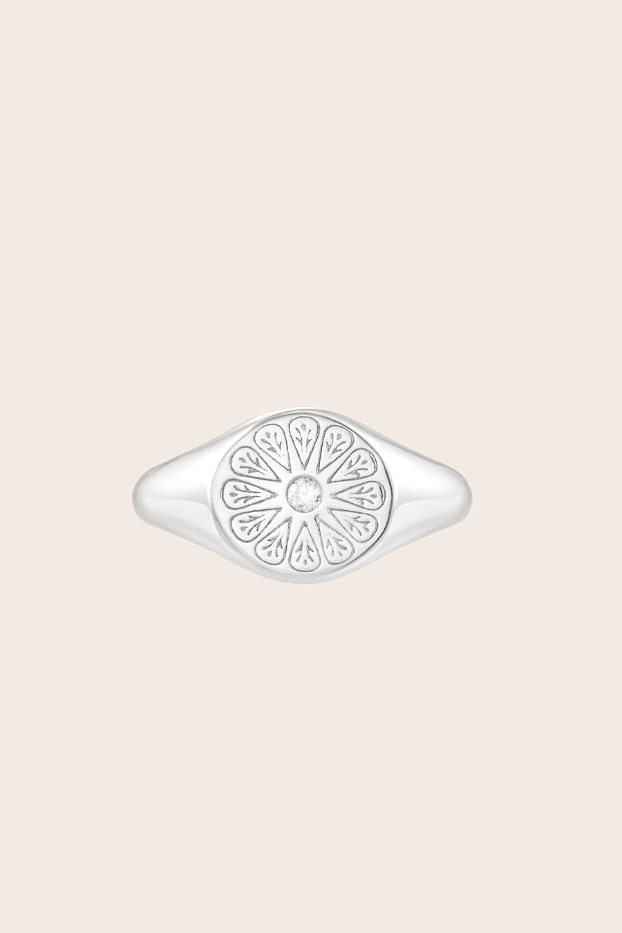 April birthstone signet ring April birthstone signet ring